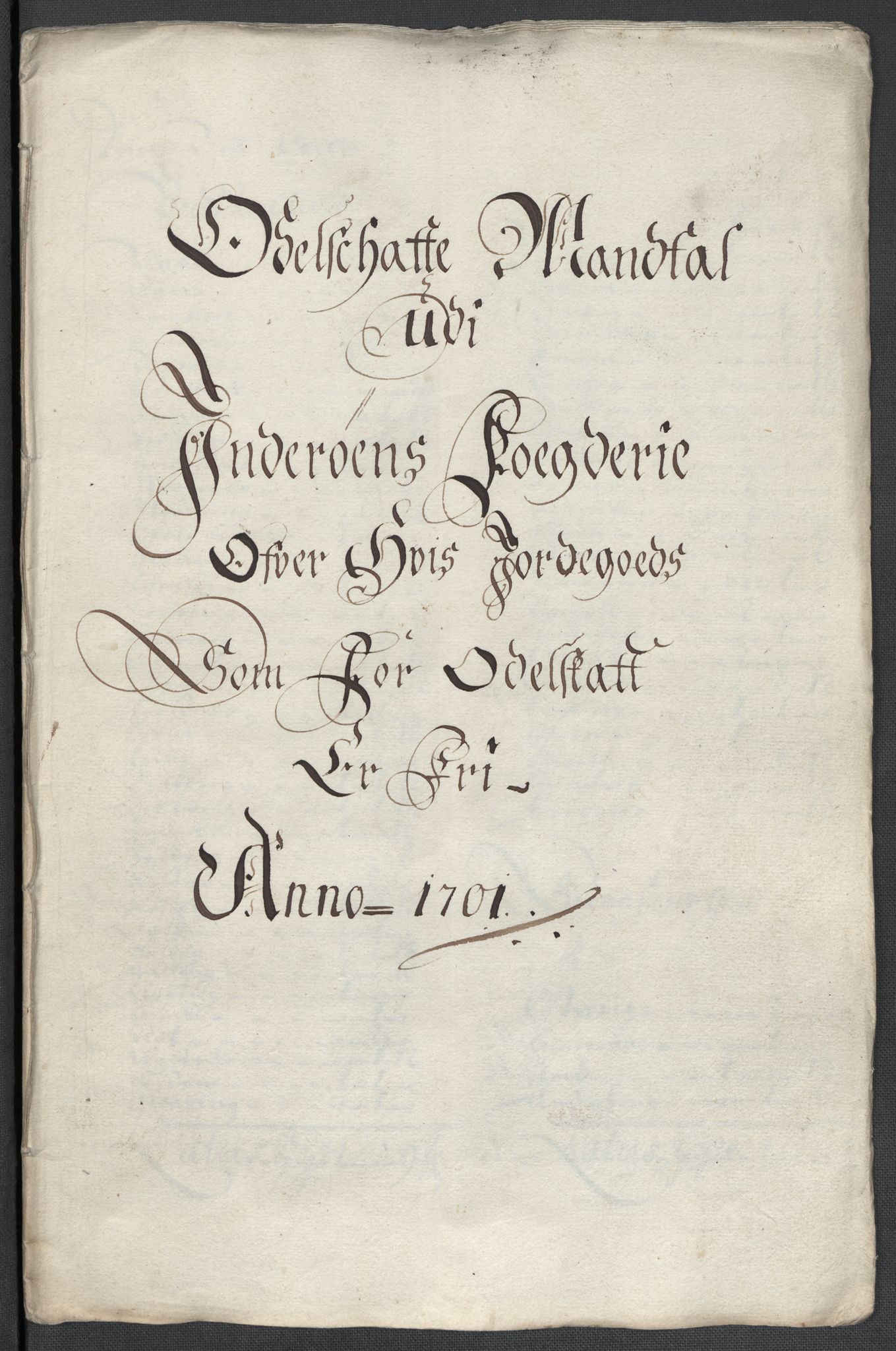 Rentekammeret inntil 1814, Reviderte regnskaper, Fogderegnskap, RA/EA-4092/R63/L4312: Fogderegnskap Inderøy, 1701-1702, p. 152