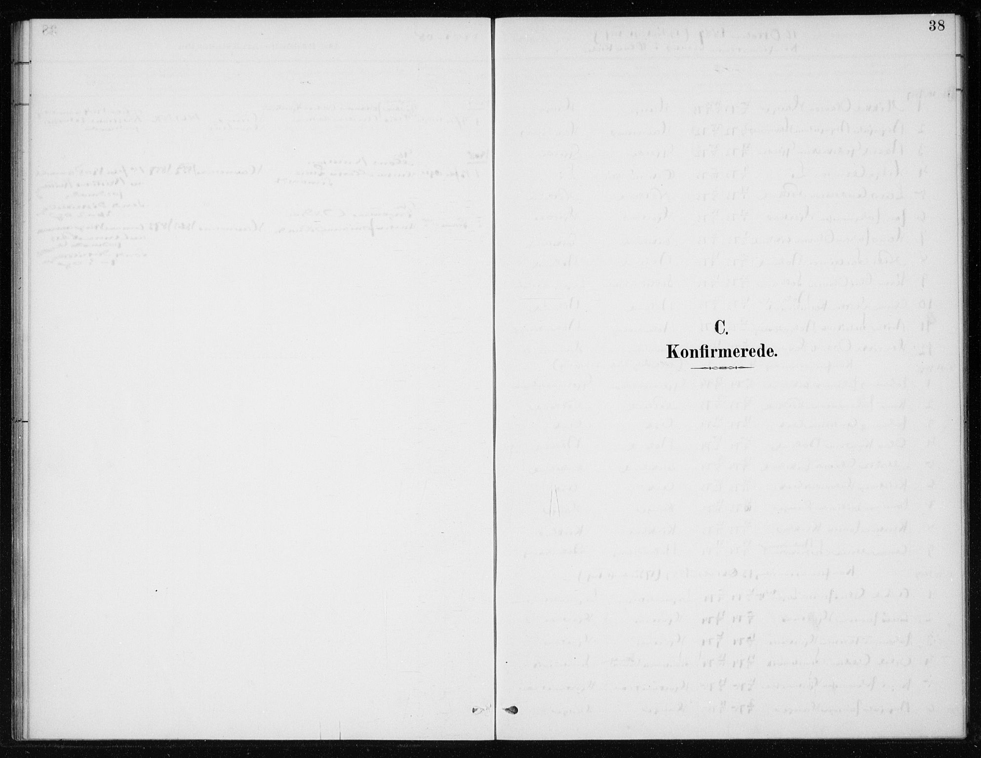 Kvinnherad sokneprestembete, SAB/A-76401/H/Haa: Parish register (official) no. C 1, 1885-1912, p. 38