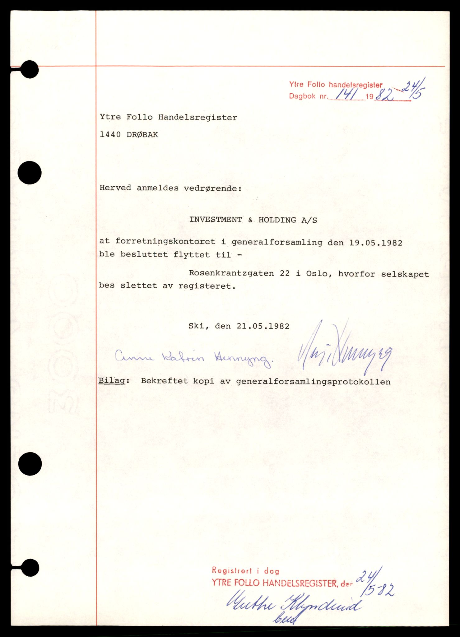 Ytre Follo tingrett, AV/SAT-A-10177/K/Kb/Kbb/L0010: Enkeltmannsforetak og aksjeselskap, Inv - Kn, 1891-1989, p. 3