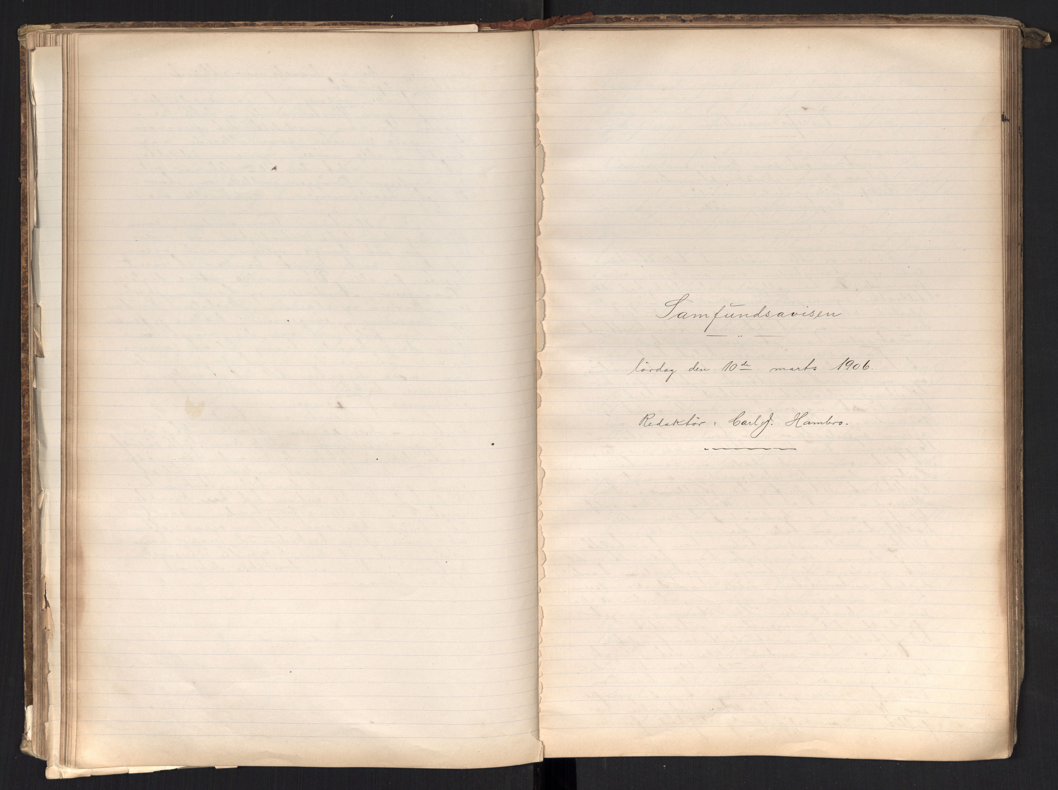 Det Norske Studentersamfund, AV/RA-PA-1322/X/Xa/L0017/0001: -- / Samfundsavisen (stort format), 1902-1904, p. 179