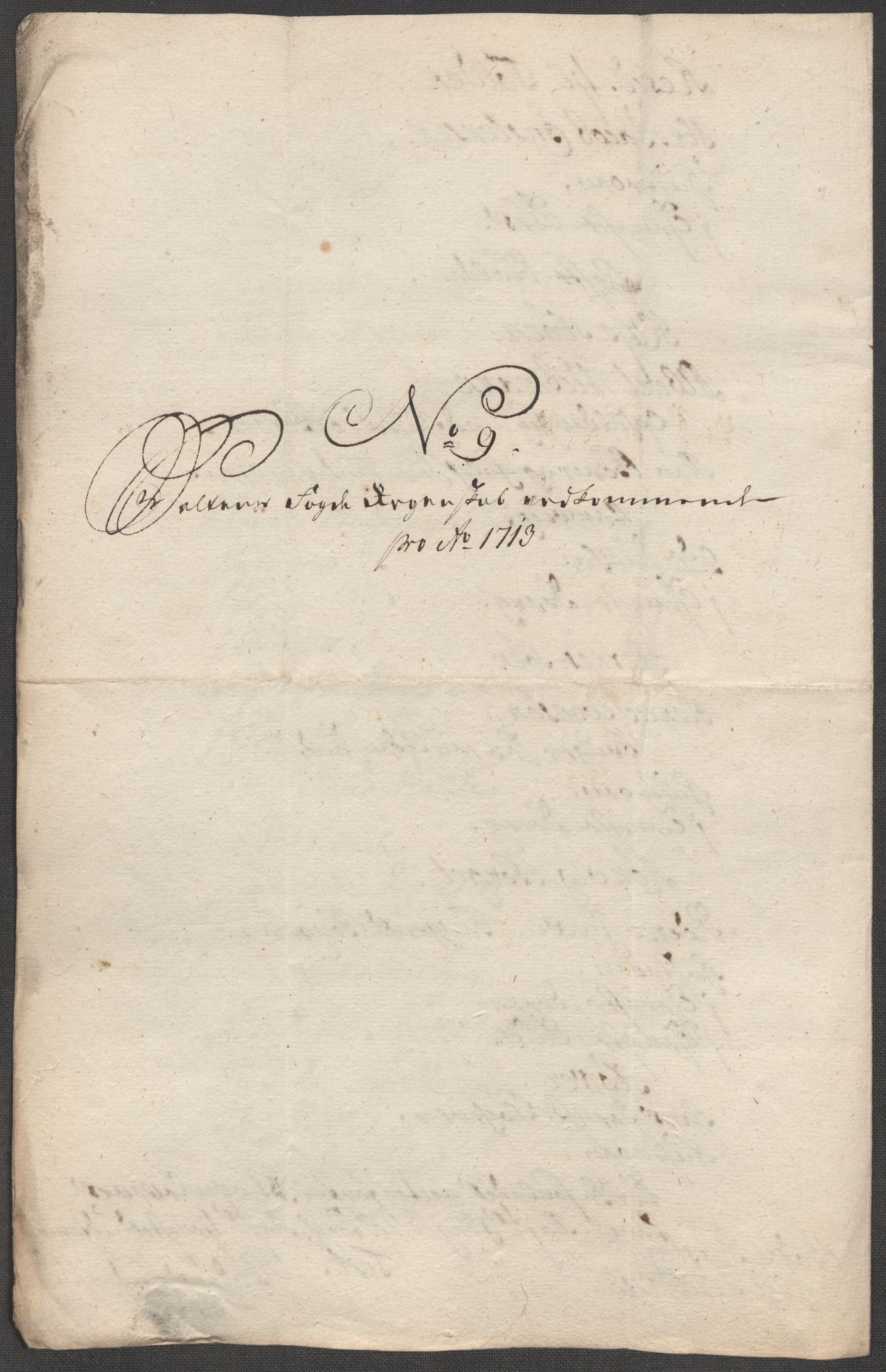 Rentekammeret inntil 1814, Reviderte regnskaper, Fogderegnskap, RA/EA-4092/R66/L4583: Fogderegnskap Salten, 1713, p. 100