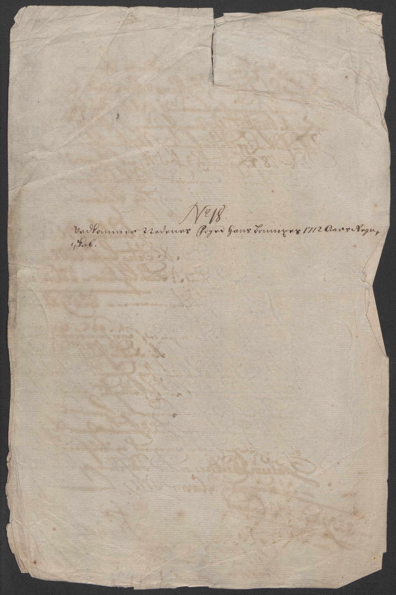 Rentekammeret inntil 1814, Reviderte regnskaper, Fogderegnskap, AV/RA-EA-4092/R39/L2320: Fogderegnskap Nedenes, 1712, p. 359