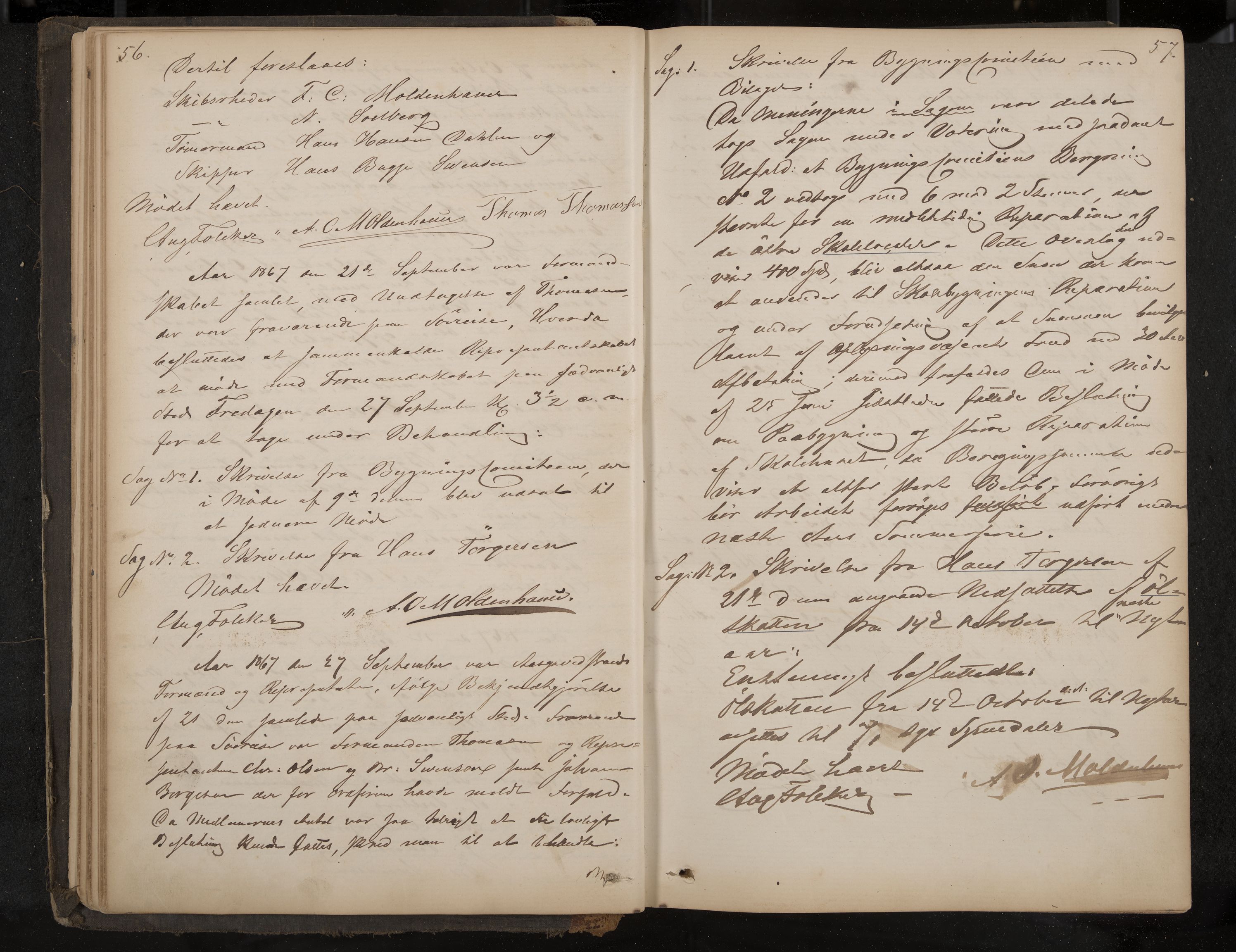 Åsgårdstrand formannskap og sentraladministrasjon, IKAK/0704021/A/L0002: Møtebok, 1865-1890, p. 56-57