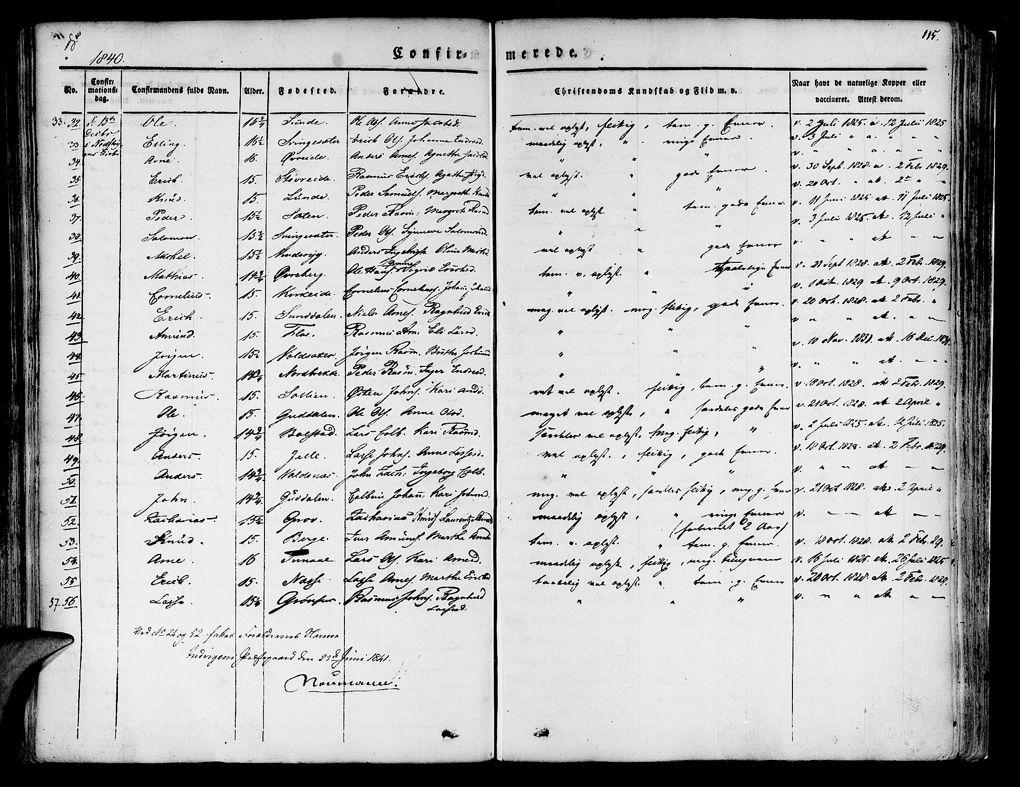 Innvik sokneprestembete, SAB/A-80501: Parish register (official) no. A 4I, 1831-1846, p. 215