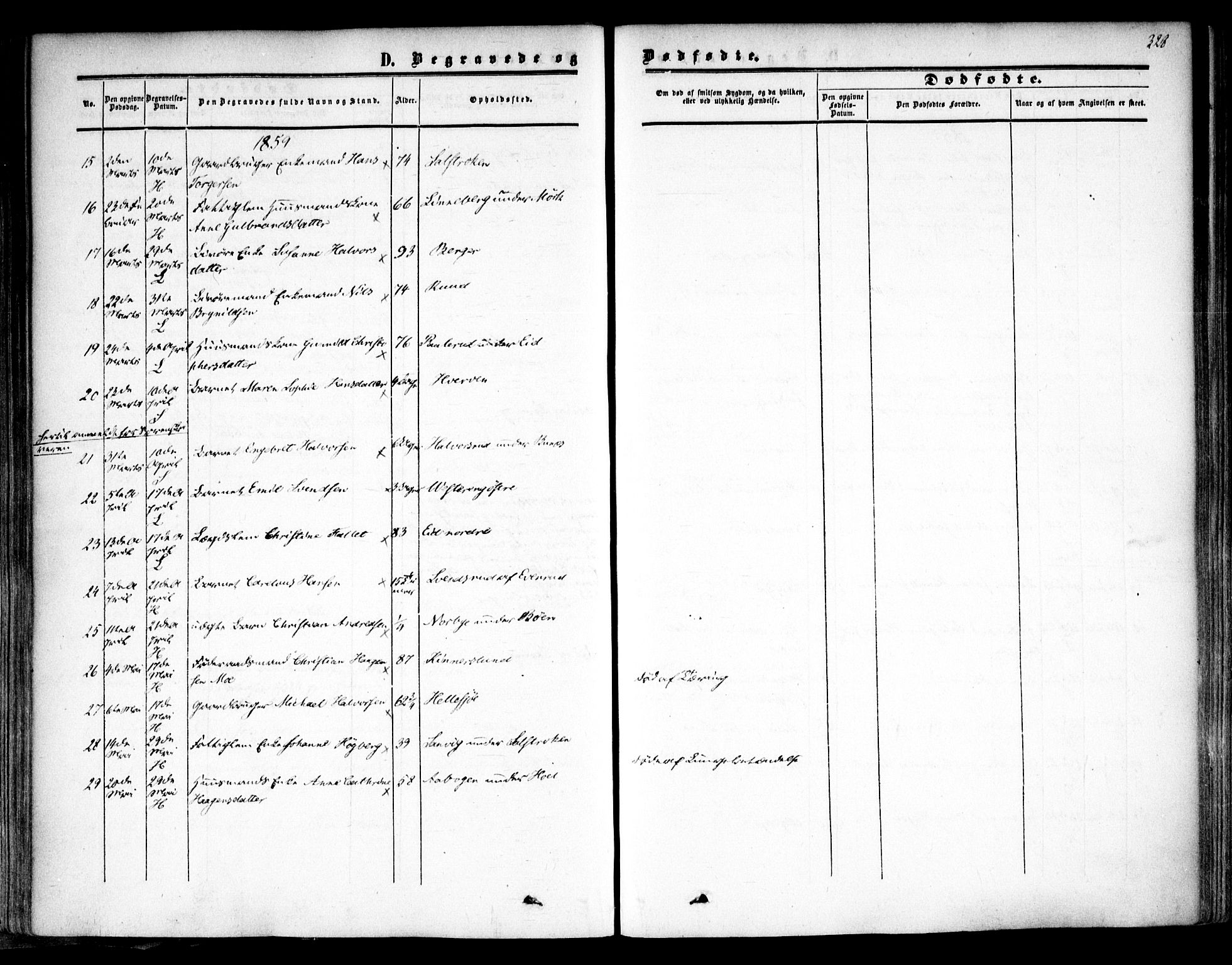 Høland prestekontor Kirkebøker, AV/SAO-A-10346a/F/Fa/L0010: Parish register (official) no. I 10, 1854-1861, p. 328