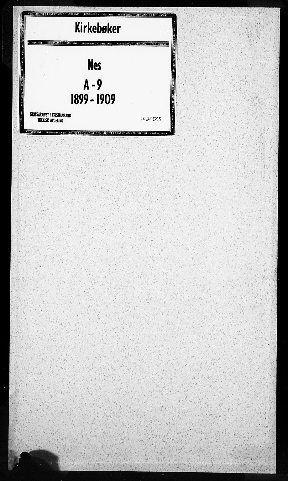 Flekkefjord sokneprestkontor, SAK/1111-0012/F/Fa/Fac/L0009: Parish register (official) no. A 9, 1899-1909
