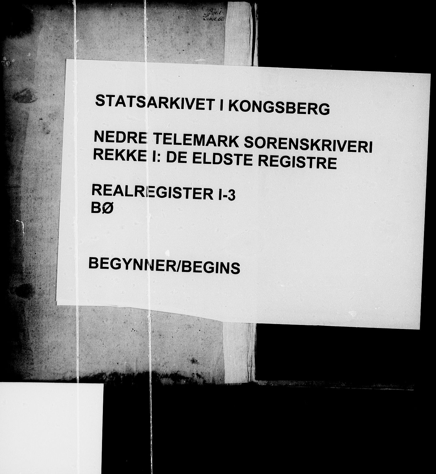 Nedre Telemark sorenskriveri, SAKO/A-135/G/Gb/Gba/L0003: Mortgage register no. I 3