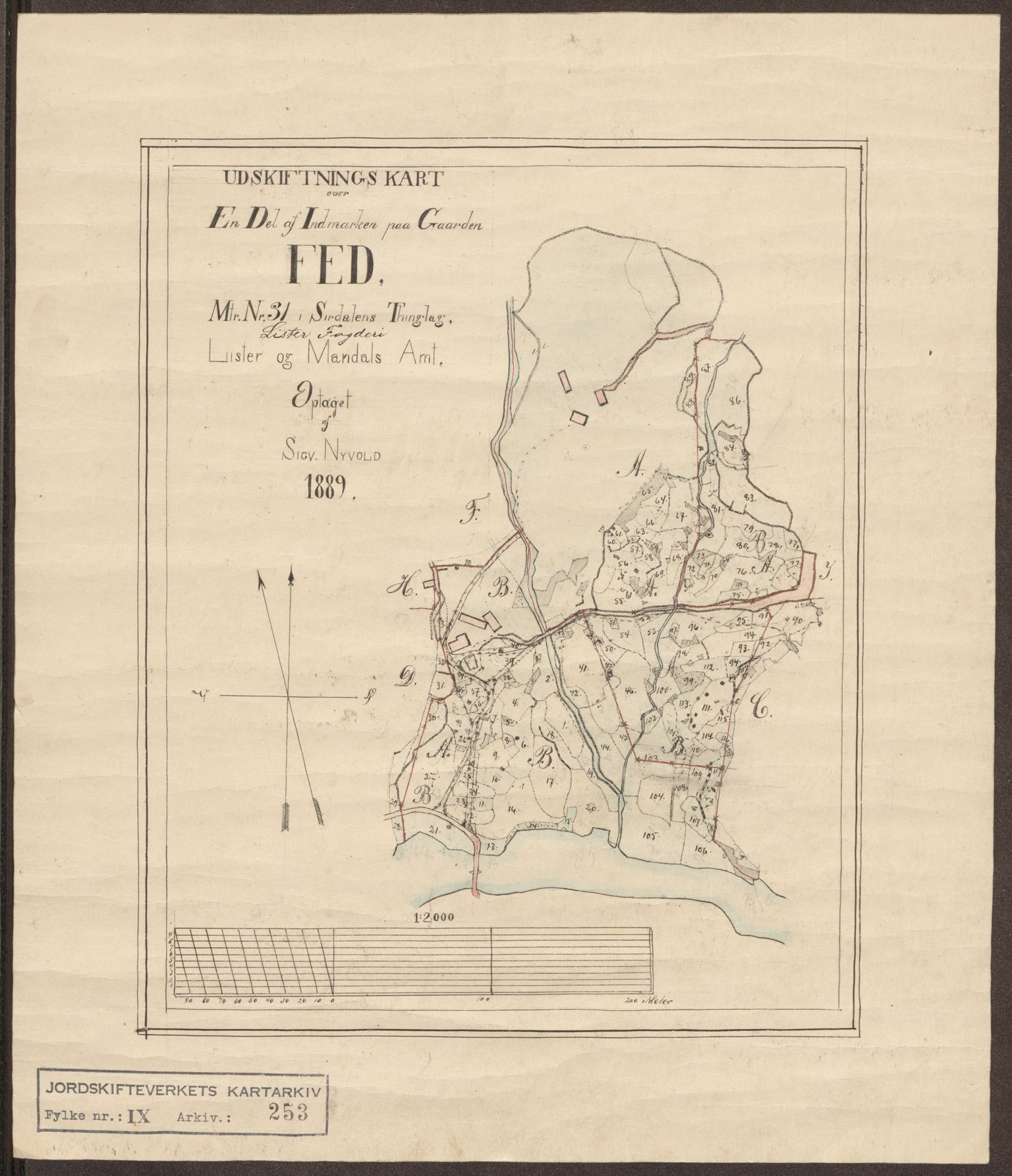 Jordskifteverkets kartarkiv, RA/S-3929/T, 1859-1988, p. 297