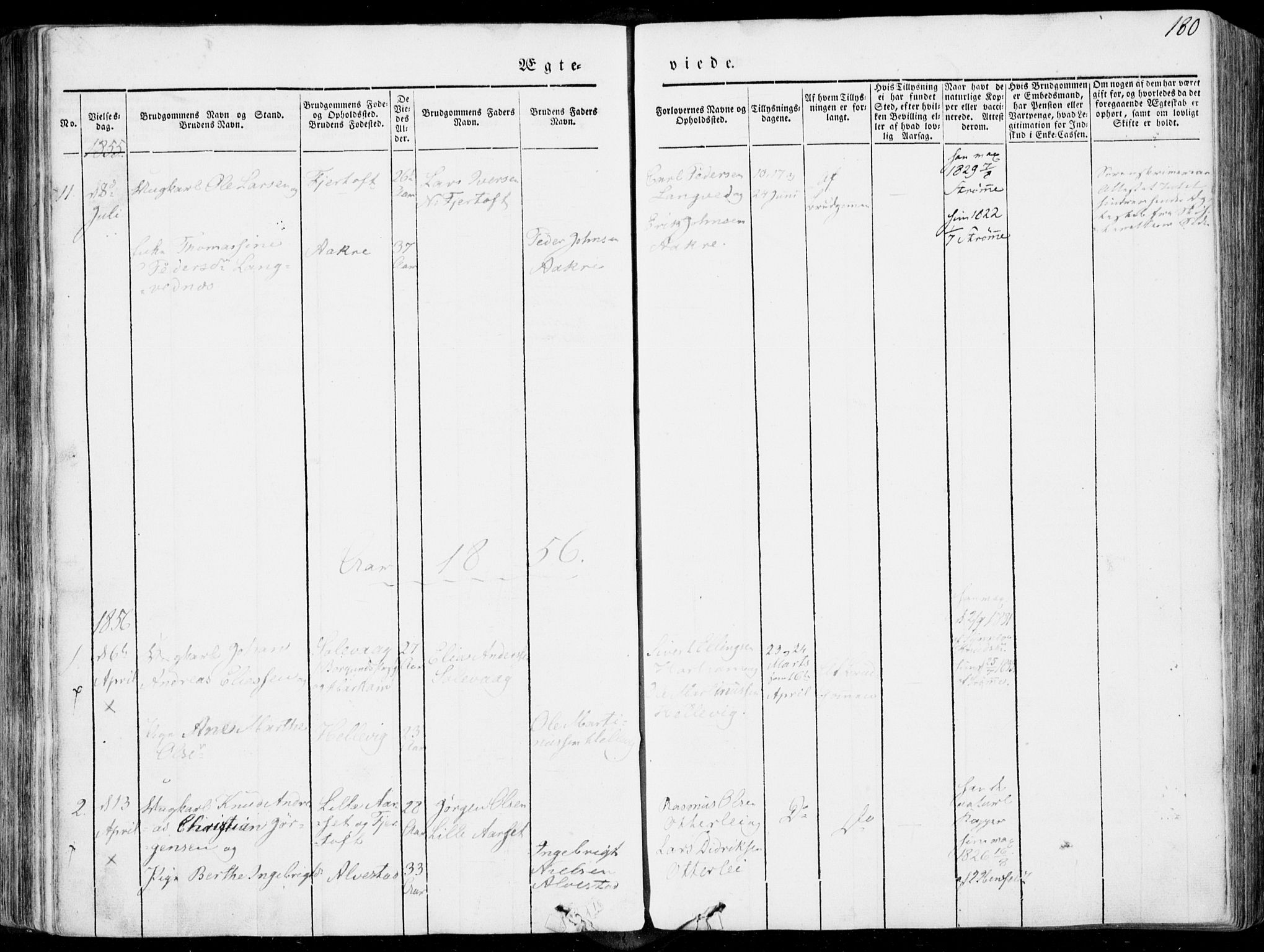 Ministerialprotokoller, klokkerbøker og fødselsregistre - Møre og Romsdal, AV/SAT-A-1454/536/L0497: Parish register (official) no. 536A06, 1845-1865, p. 180