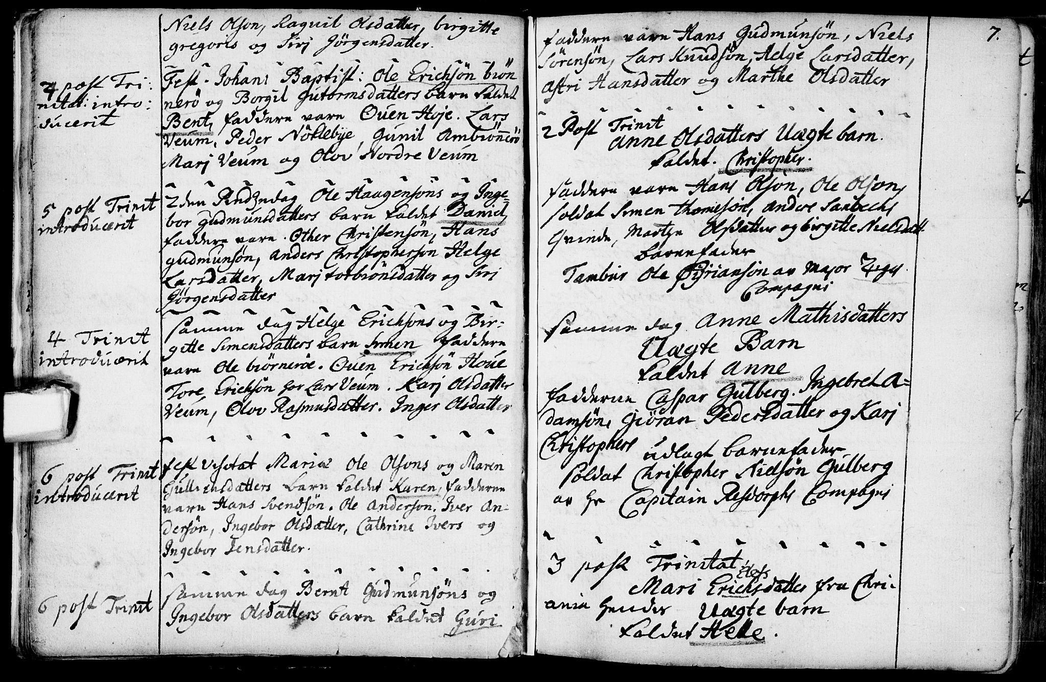 Glemmen prestekontor Kirkebøker, AV/SAO-A-10908/F/Fa/L0001: Parish register (official) no. 1, 1733-1759, p. 7