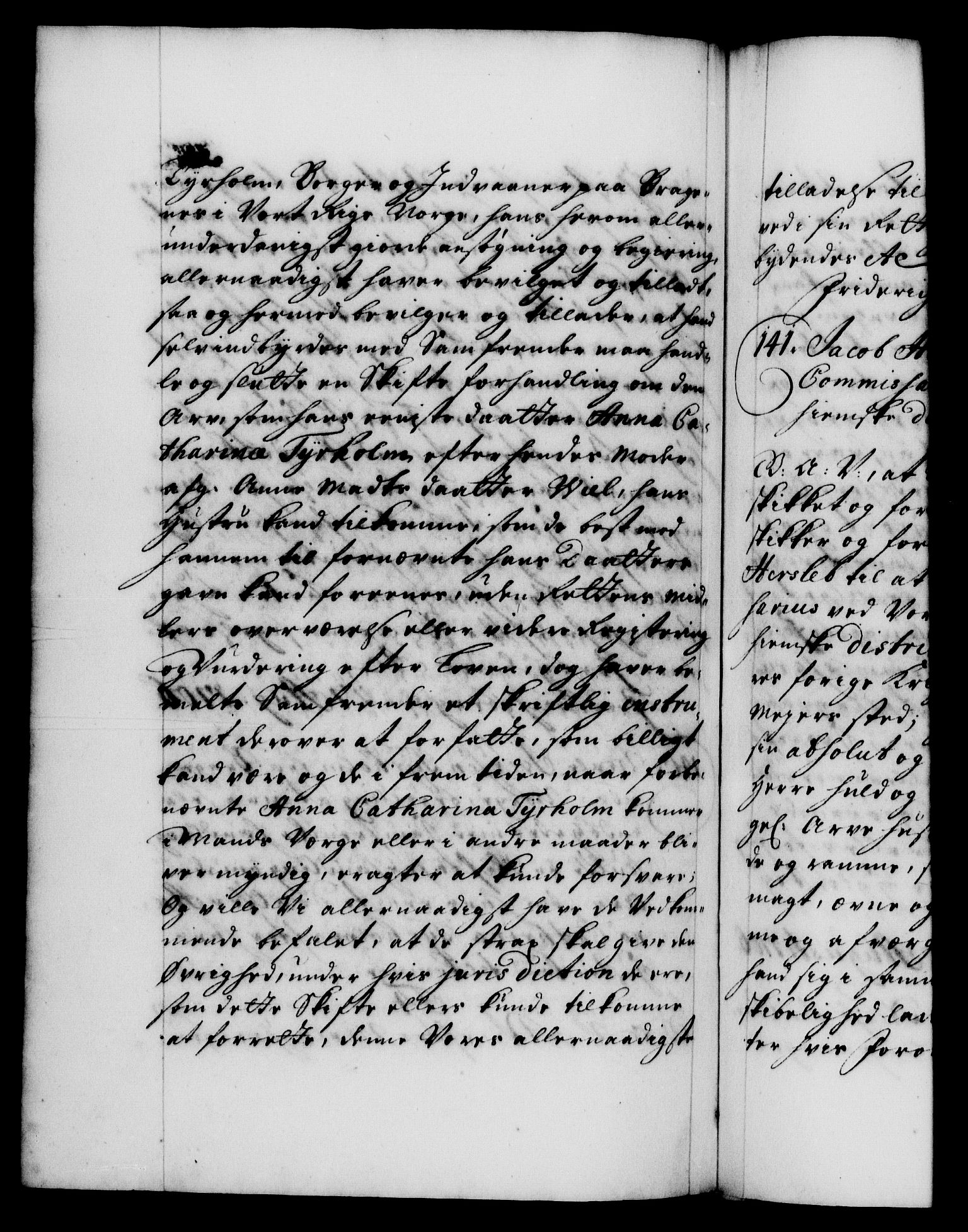 Danske Kanselli 1572-1799, AV/RA-EA-3023/F/Fc/Fca/Fcaa/L0019: Norske registre, 1704-1707, p. 382b