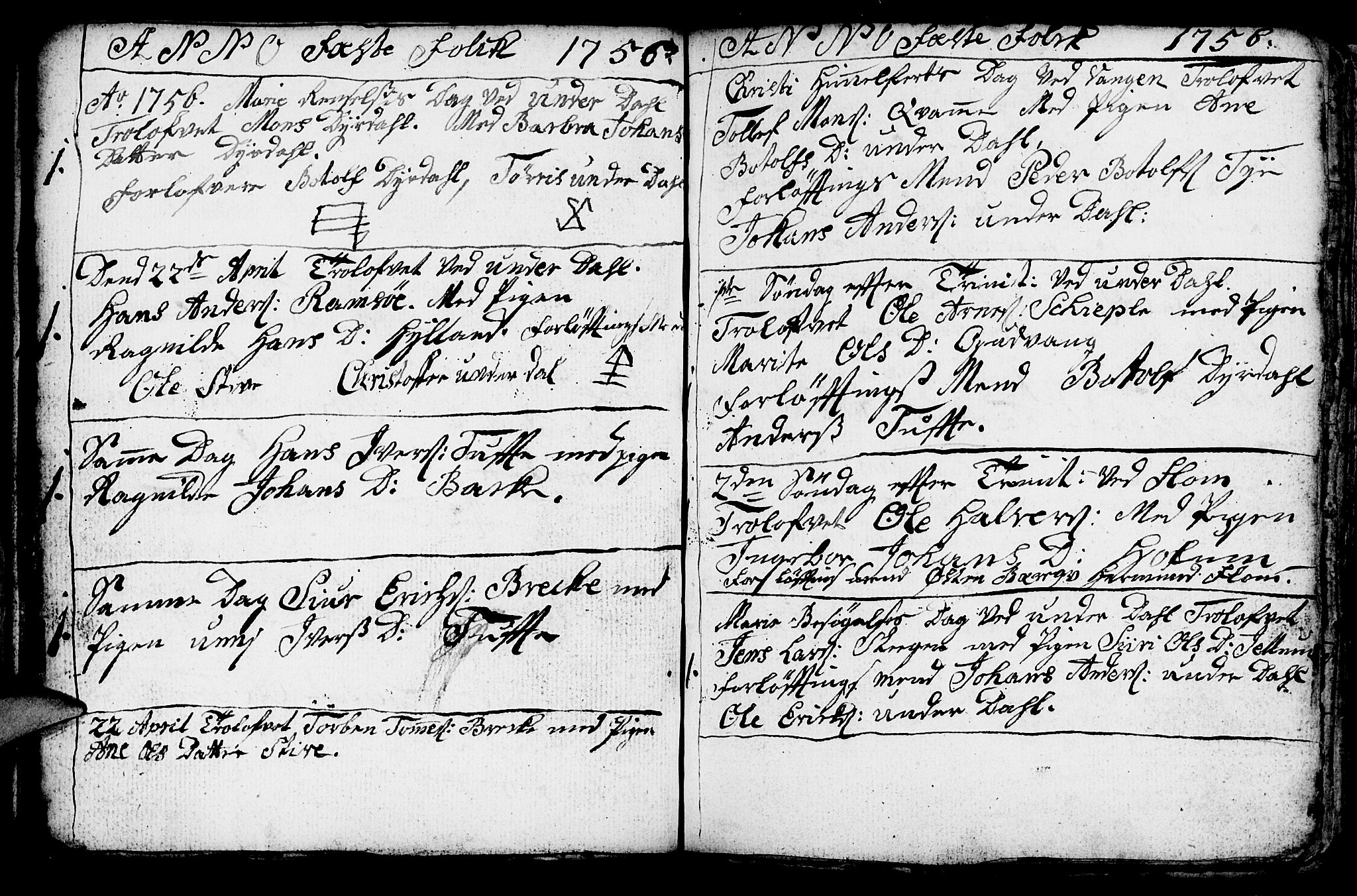 Aurland sokneprestembete, SAB/A-99937/H/Ha/Haa/L0003: Parish register (official) no. A 3, 1735-1761, p. 182