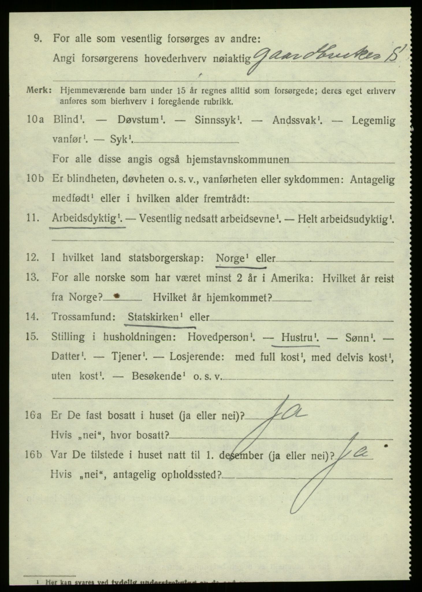 SAB, 1920 census for Askøy, 1920, p. 7543