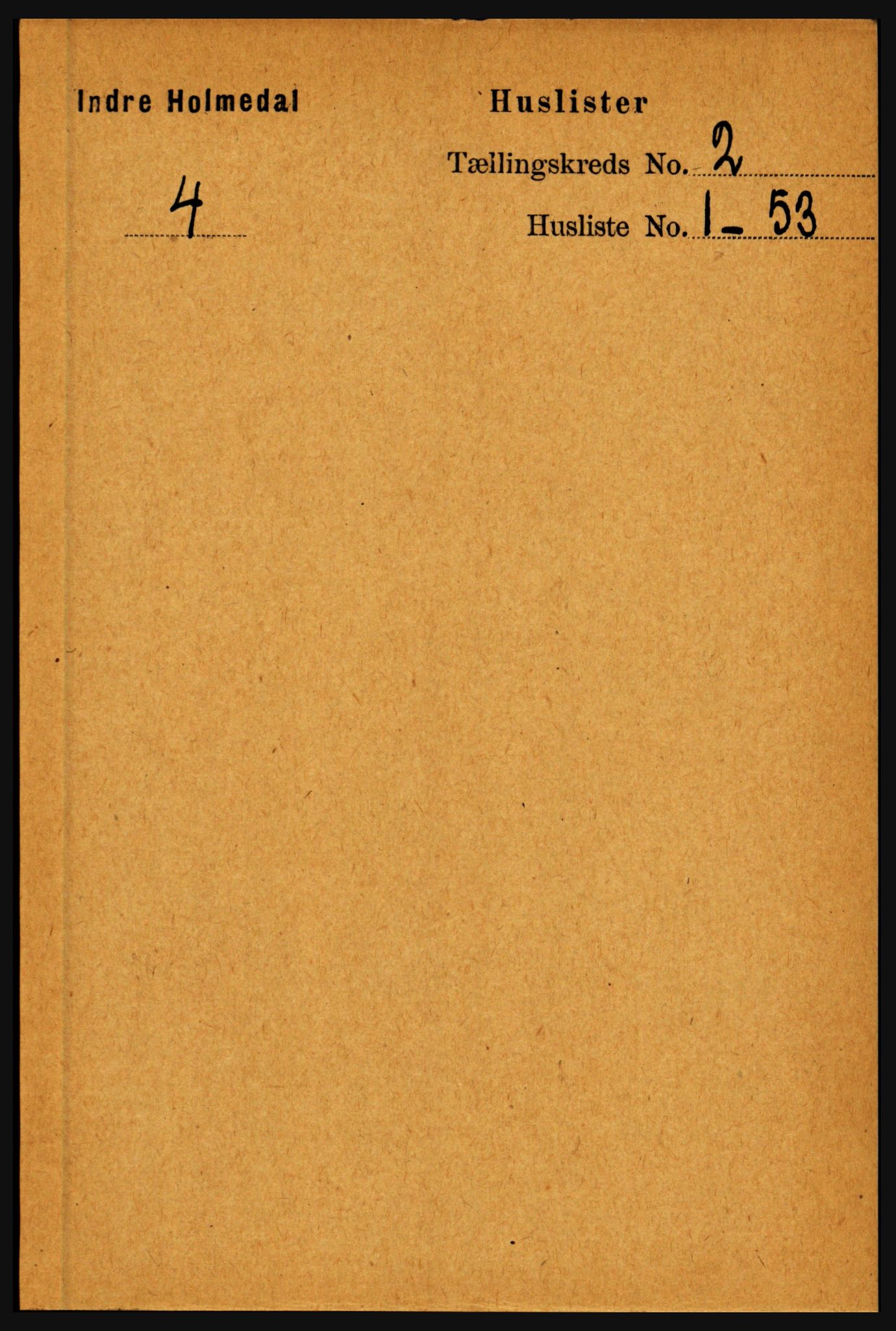 RA, 1891 census for 1430 Indre Holmedal, 1891, p. 400