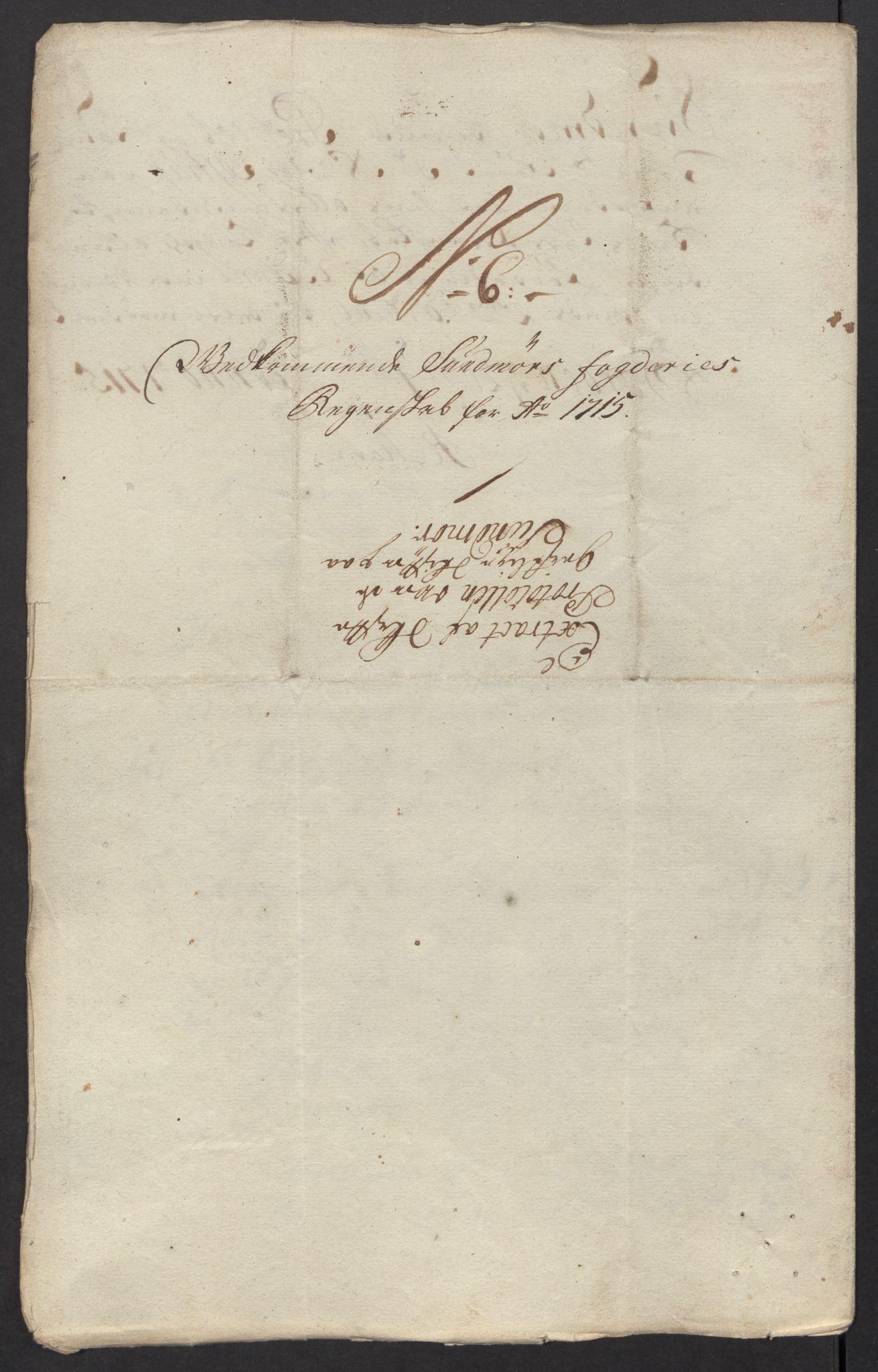 Rentekammeret inntil 1814, Reviderte regnskaper, Fogderegnskap, AV/RA-EA-4092/R54/L3567: Fogderegnskap Sunnmøre, 1715, p. 143