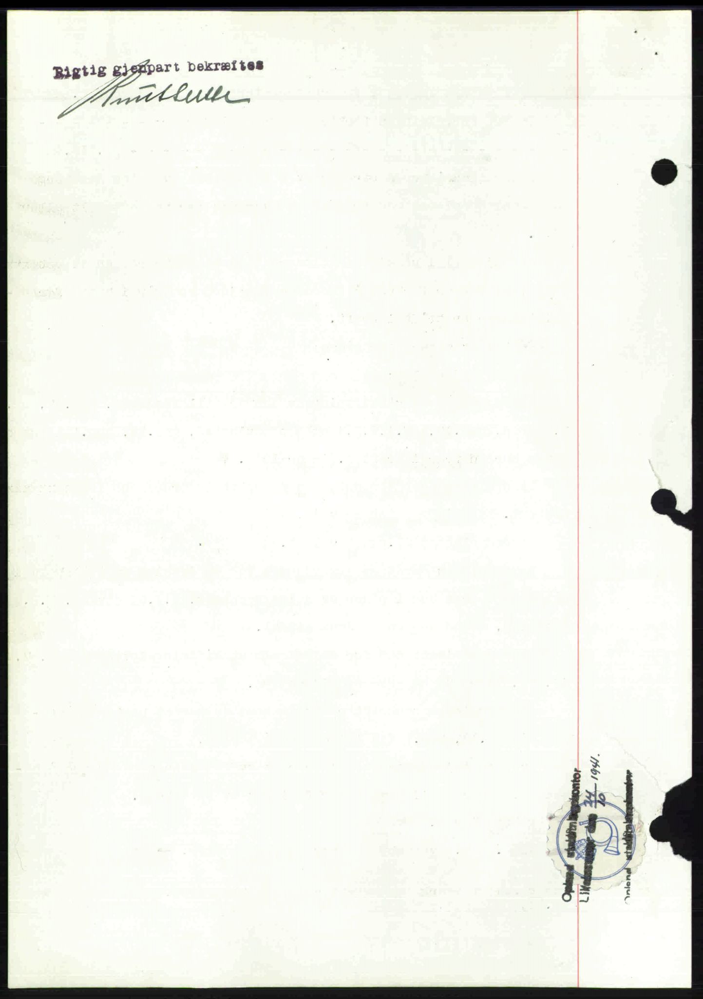 Toten tingrett, SAH/TING-006/H/Hb/Hbc/L0008: Mortgage book no. Hbc-08, 1941-1941, Diary no: : 2145/1941
