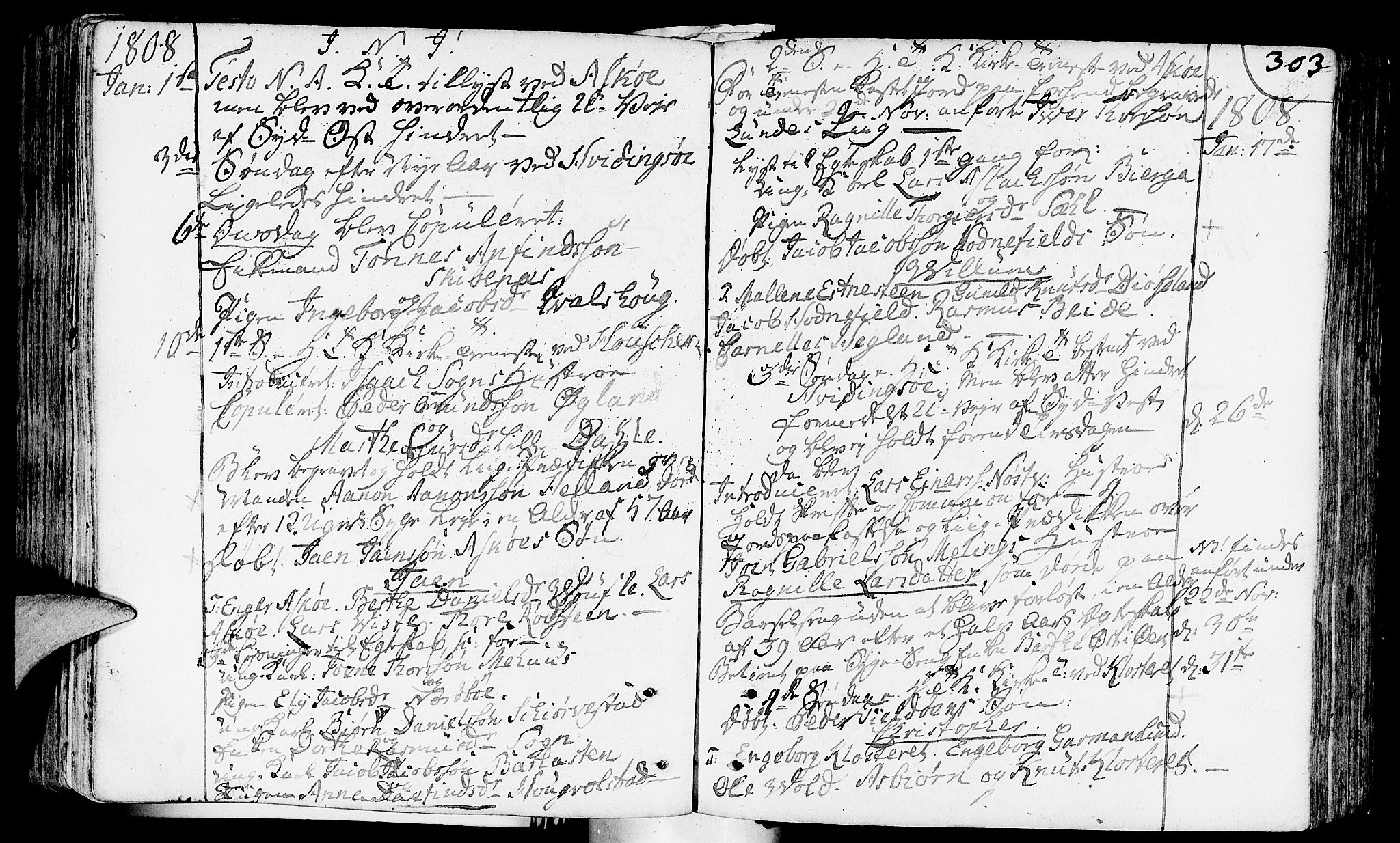 Rennesøy sokneprestkontor, SAST/A -101827/H/Ha/Haa/L0003: Parish register (official) no. A 3, 1772-1815, p. 303
