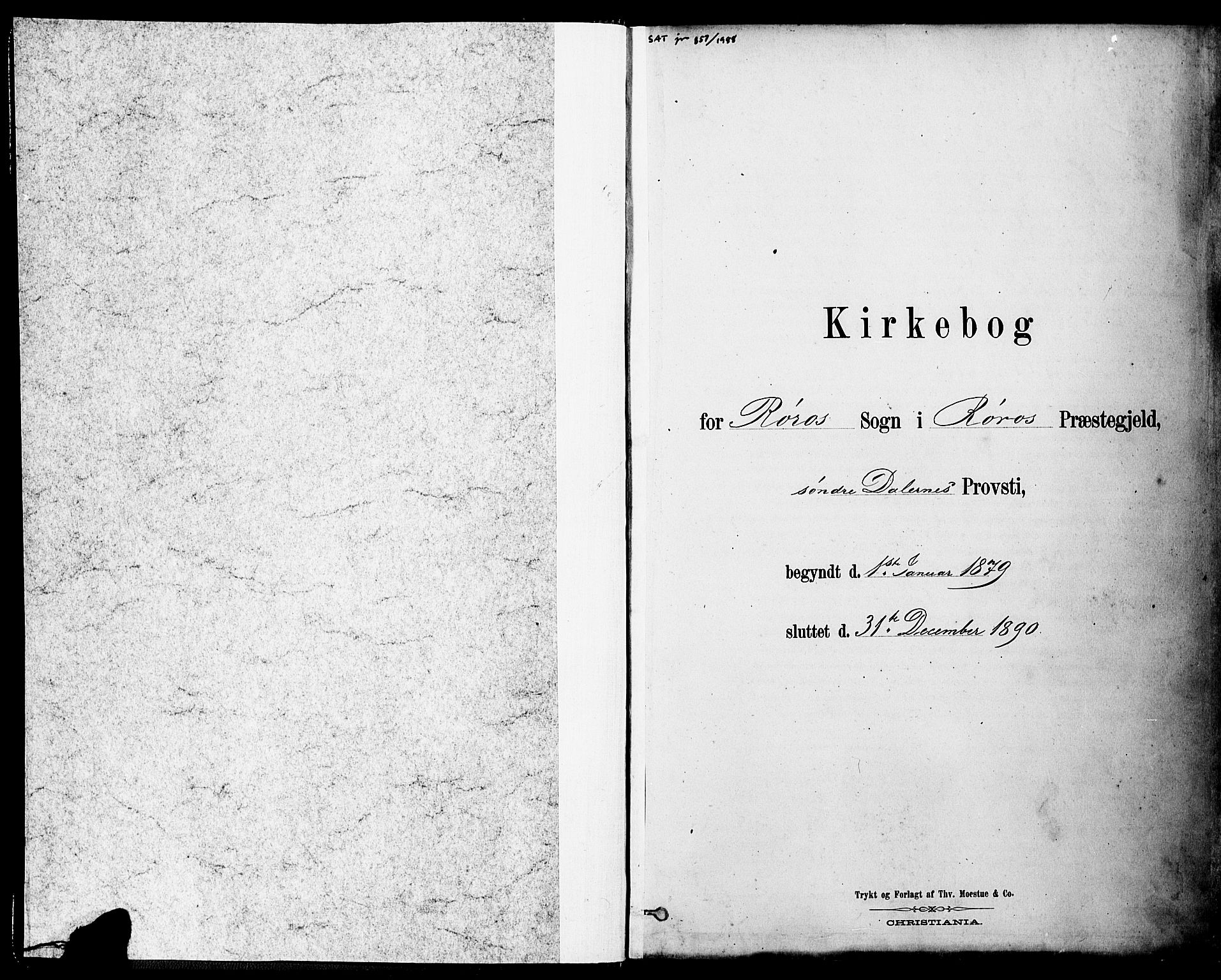 Ministerialprotokoller, klokkerbøker og fødselsregistre - Sør-Trøndelag, SAT/A-1456/681/L0933: Parish register (official) no. 681A11, 1879-1890