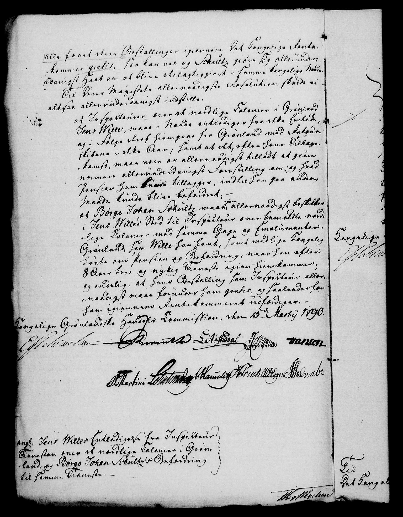 Rentekammeret, Kammerkanselliet, AV/RA-EA-3111/G/Gf/Gfa/L0072: Norsk relasjons- og resolusjonsprotokoll (merket RK 52.72), 1790, p. 158