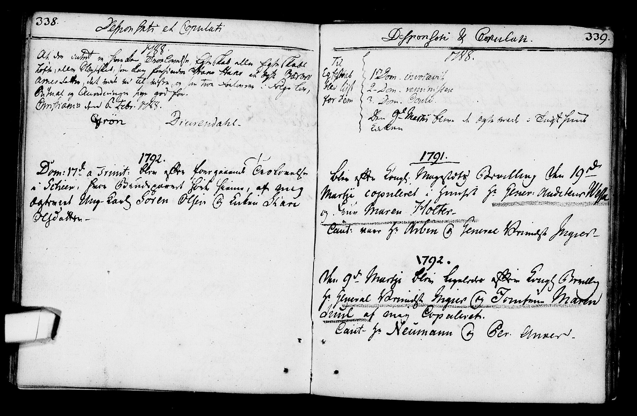 Kristiania tukthusprest Kirkebøker, SAO/A-10881/F/Fa/L0001: Parish register (official) no. 1, 1758-1828, p. 338-339