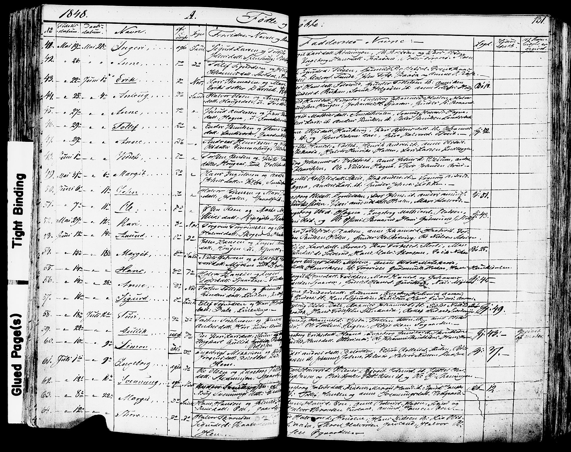 Sauherad kirkebøker, AV/SAKO-A-298/F/Fa/L0006: Parish register (official) no. I 6, 1827-1850, p. 131