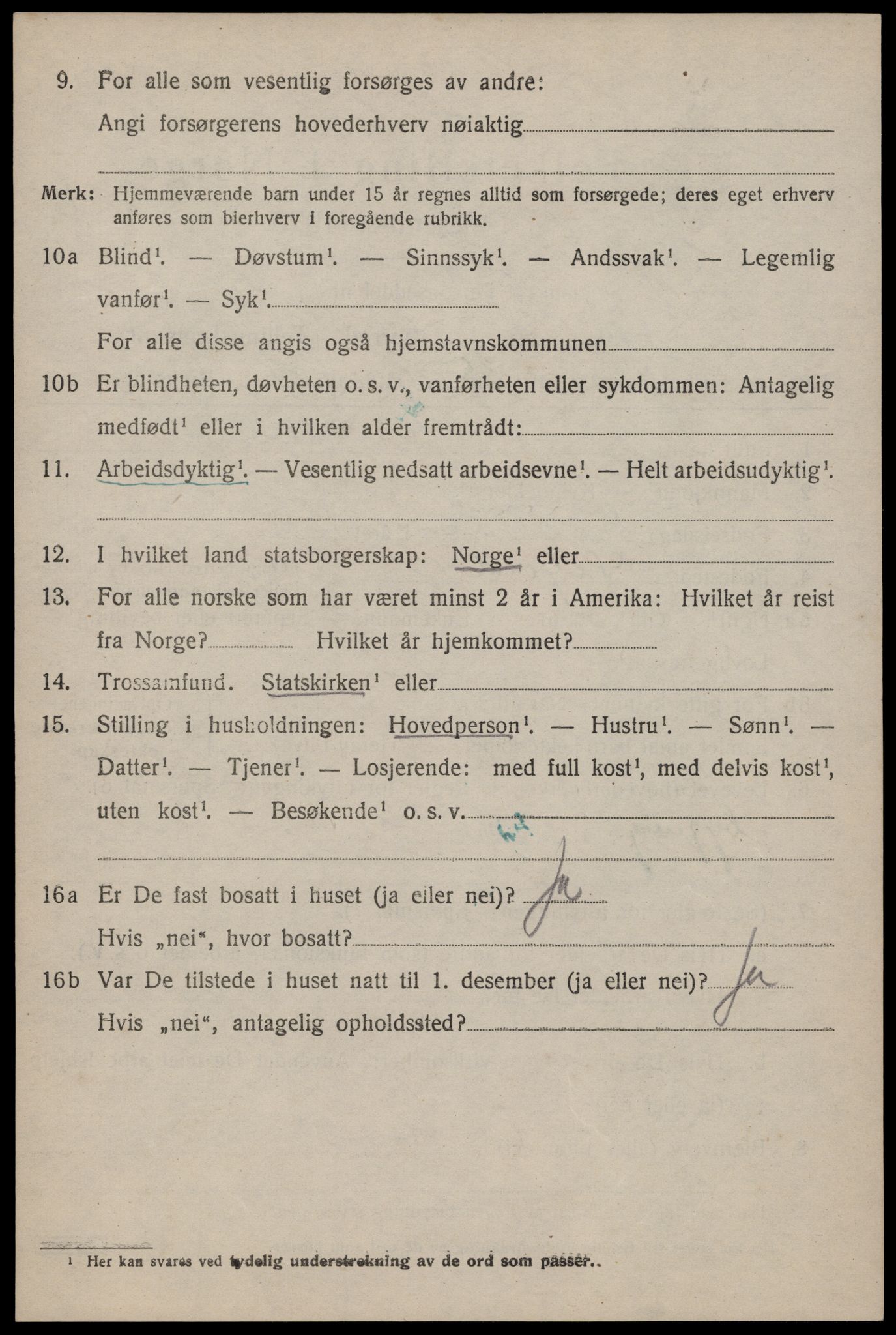 SAKO, 1920 census for Seljord, 1920, p. 2755