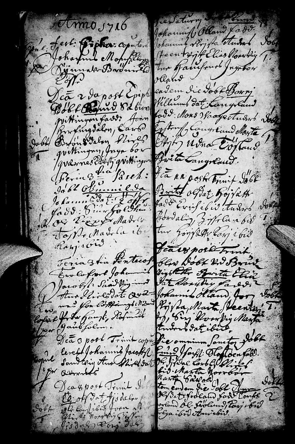 Os sokneprestembete, SAB/A-99929: Parish register (official) no. A 4, 1669-1760, p. 48