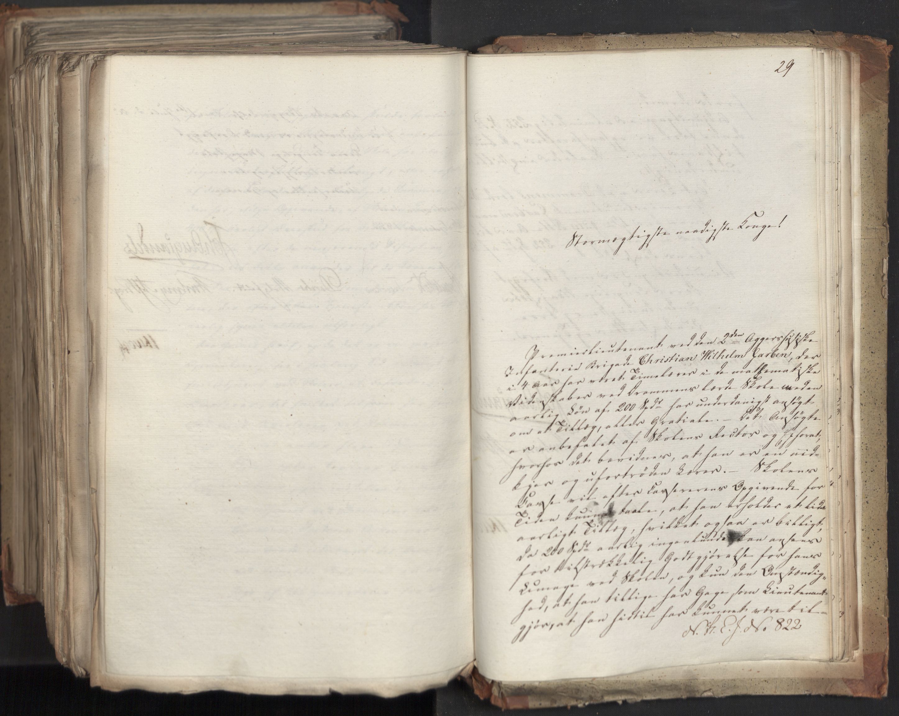 Statsrådsavdelingen i Stockholm, AV/RA-S-1003/D/Da/L0035: Regjeringsinnstillinger nr. 541-840, 1823, p. 760