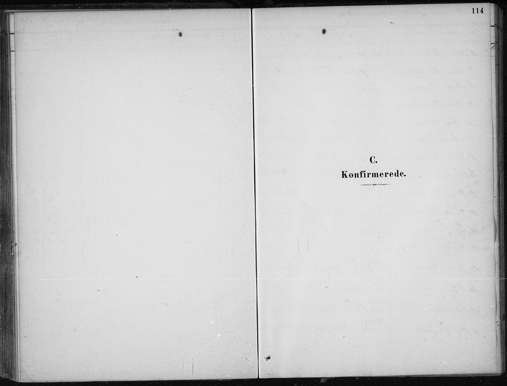 Kvam sokneprestembete, SAB/A-76201/H/Haa: Parish register (official) no. B  1, 1880-1908, p. 114