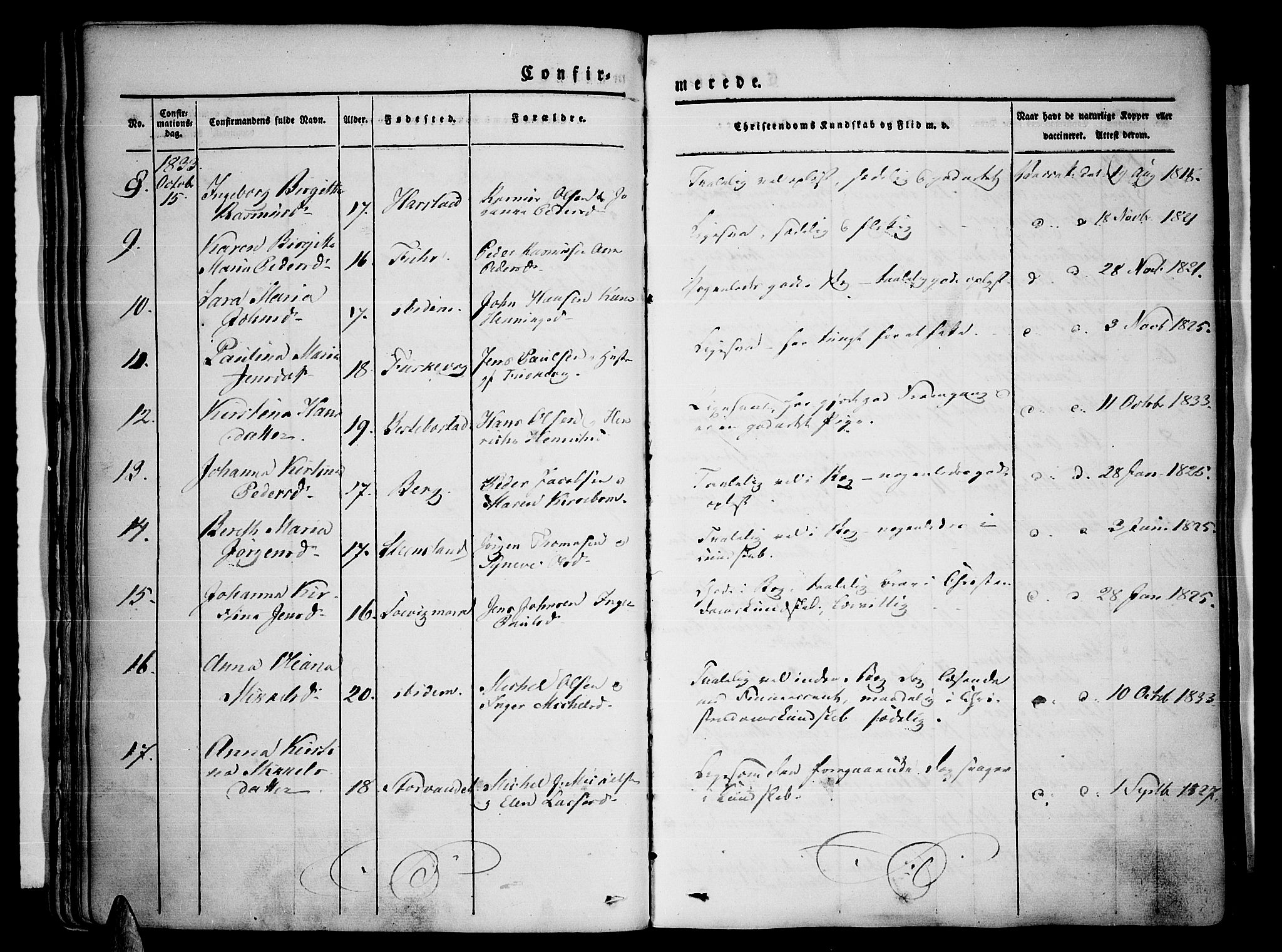 Trondenes sokneprestkontor, AV/SATØ-S-1319/H/Ha/L0007kirke: Parish register (official) no. 7, 1827-1841