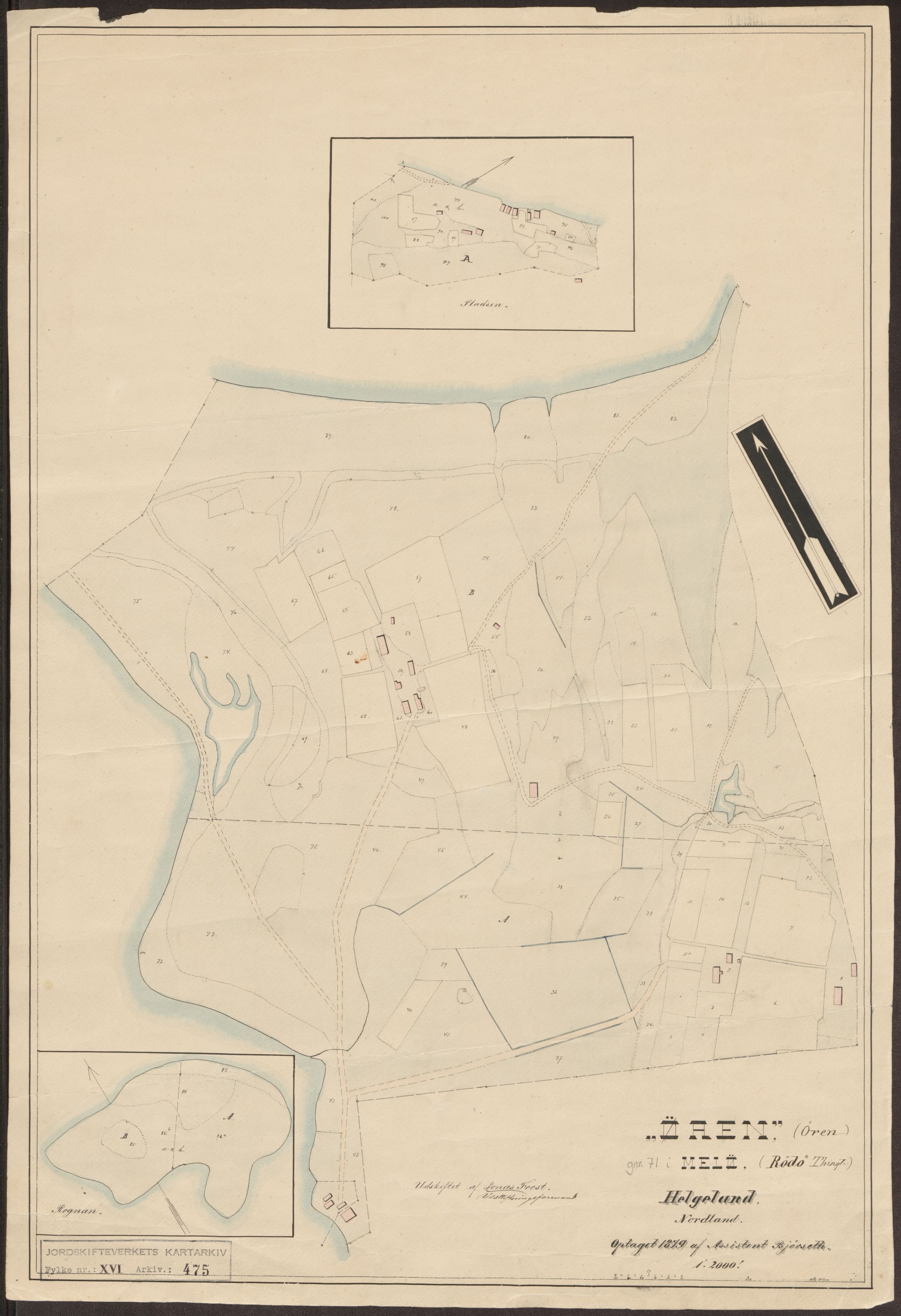 Jordskifteverkets kartarkiv, AV/RA-S-3929/T, 1859-1988, p. 596