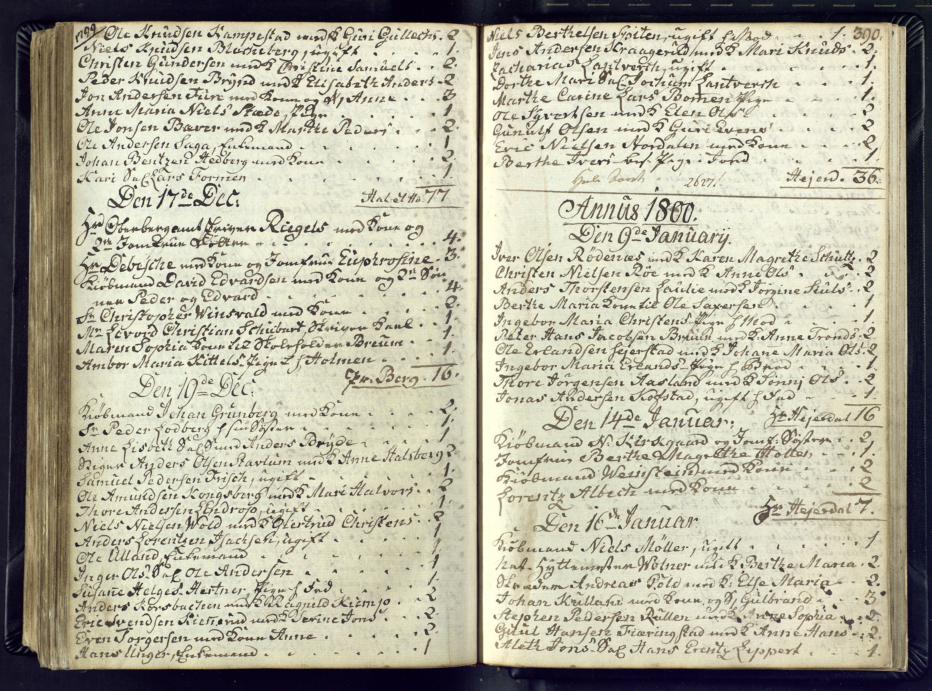 Kongsberg kirkebøker, SAKO/A-22/M/Ma/L0012: Communicants register no. 12, 1794-1800, p. 390