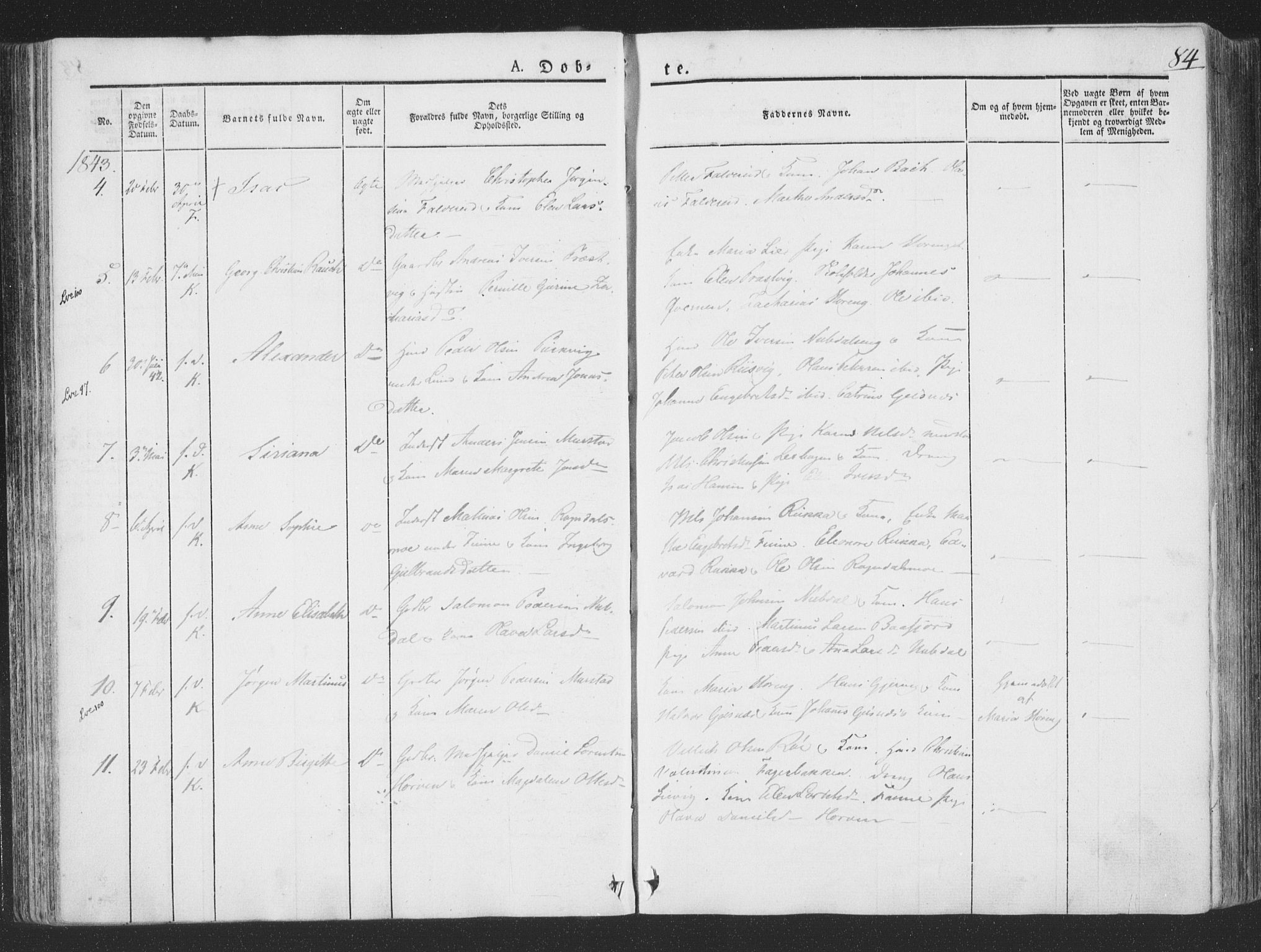 Ministerialprotokoller, klokkerbøker og fødselsregistre - Nord-Trøndelag, SAT/A-1458/780/L0639: Parish register (official) no. 780A04, 1830-1844, p. 84