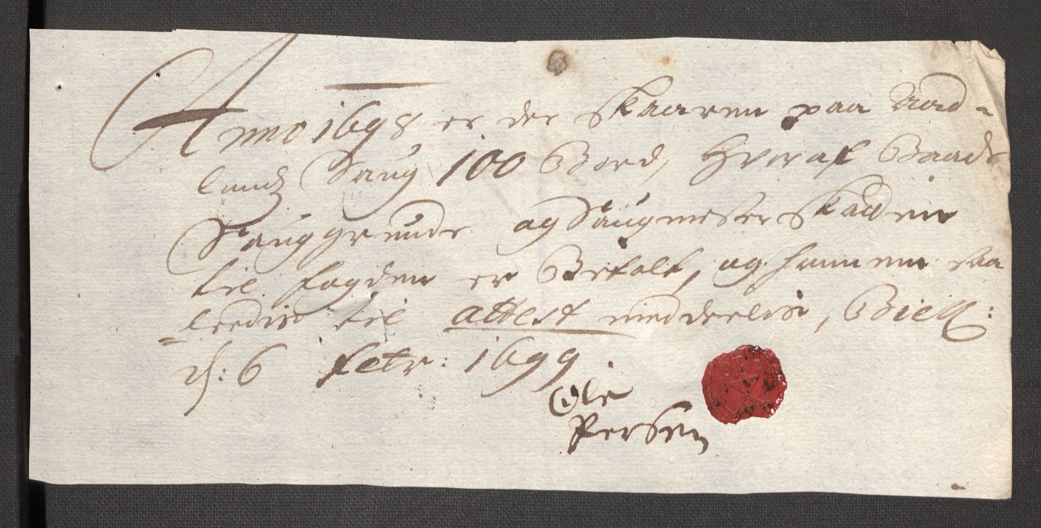 Rentekammeret inntil 1814, Reviderte regnskaper, Fogderegnskap, AV/RA-EA-4092/R48/L2977: Fogderegnskap Sunnhordland og Hardanger, 1697-1698, p. 336