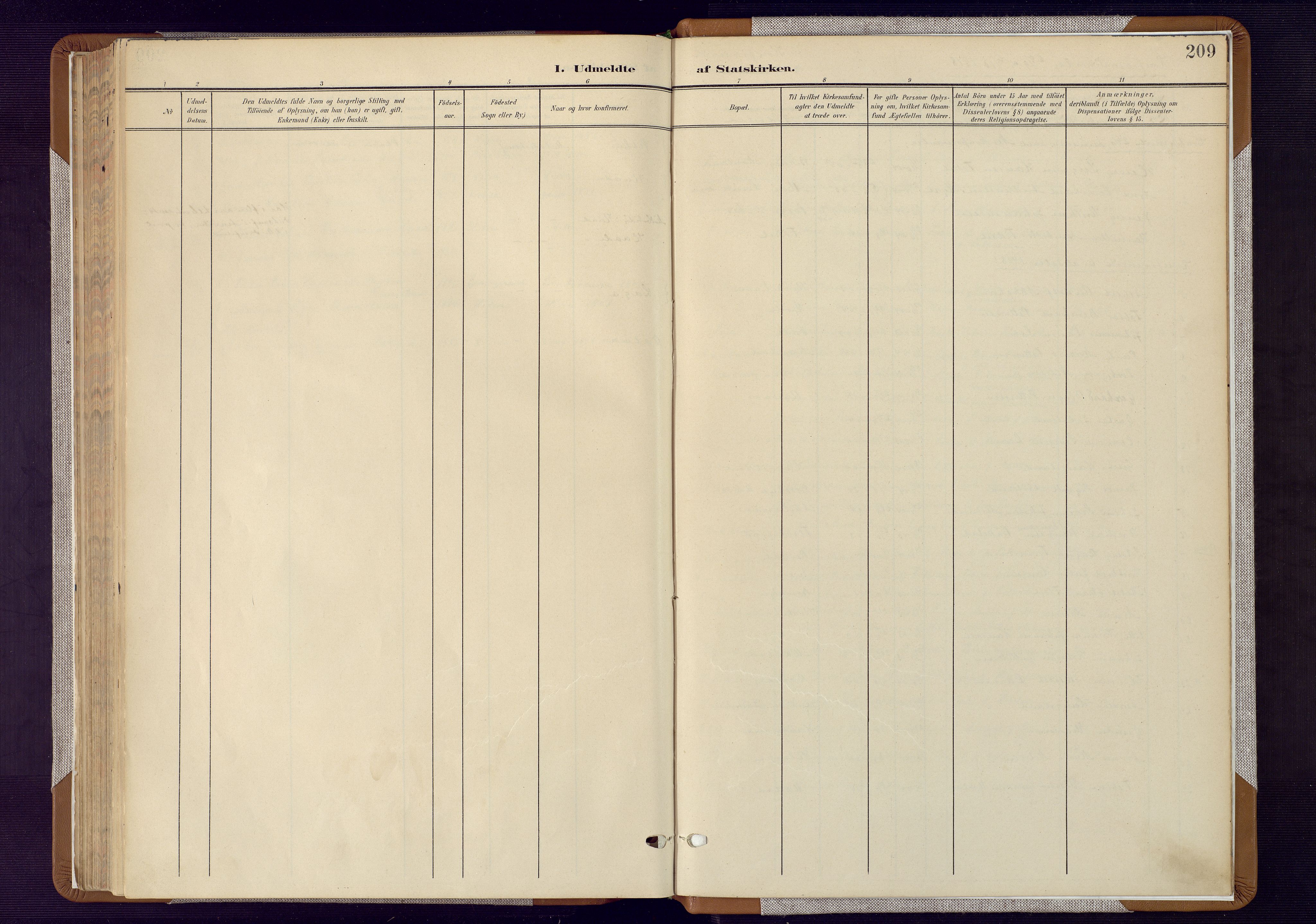 Flekkefjord sokneprestkontor, AV/SAK-1111-0012/F/Fa/Fab/L0007: Parish register (official) no. A 7, 1902-1921, p. 209