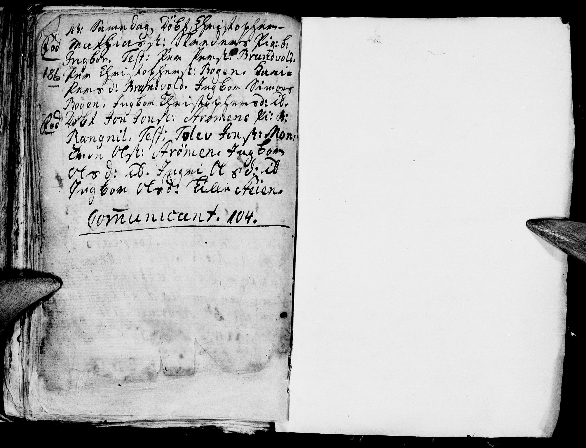 Tynset prestekontor, SAH/PREST-058/H/Ha/Hab/L0009: Parish register (official) no. 9, 1769-1781, p. 186-187