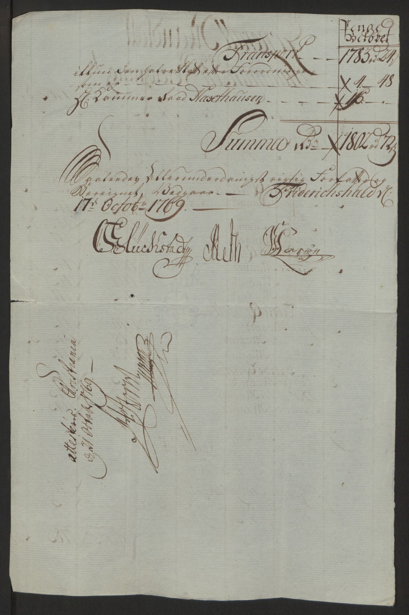 Rentekammeret inntil 1814, Reviderte regnskaper, Byregnskaper, RA/EA-4066/R/Ra/L0006/0001: [A4] Kontribusjonsregnskap / Ekstraskatt, 1762-1772, p. 152