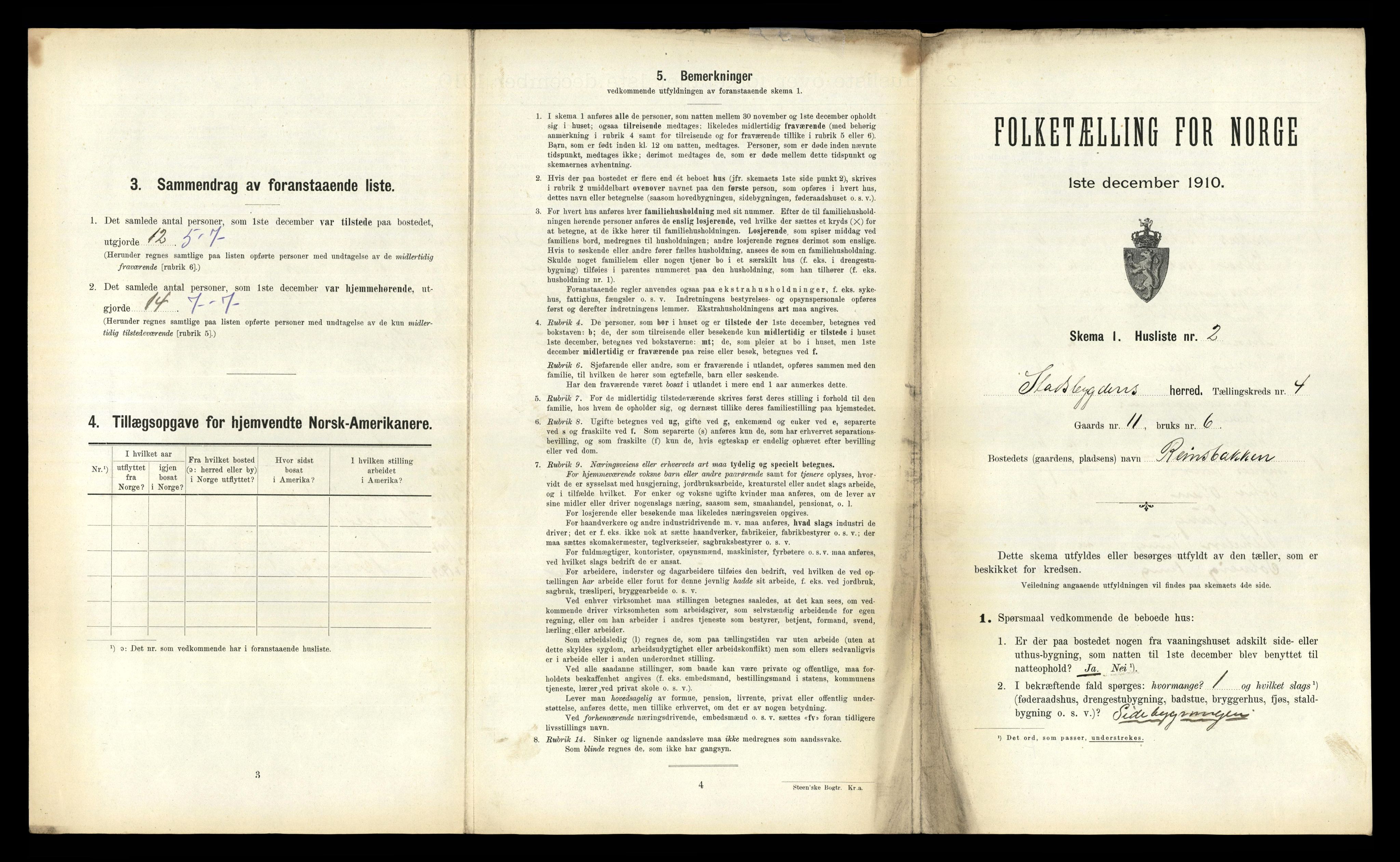 RA, 1910 census for Stadsbygd, 1910, p. 251