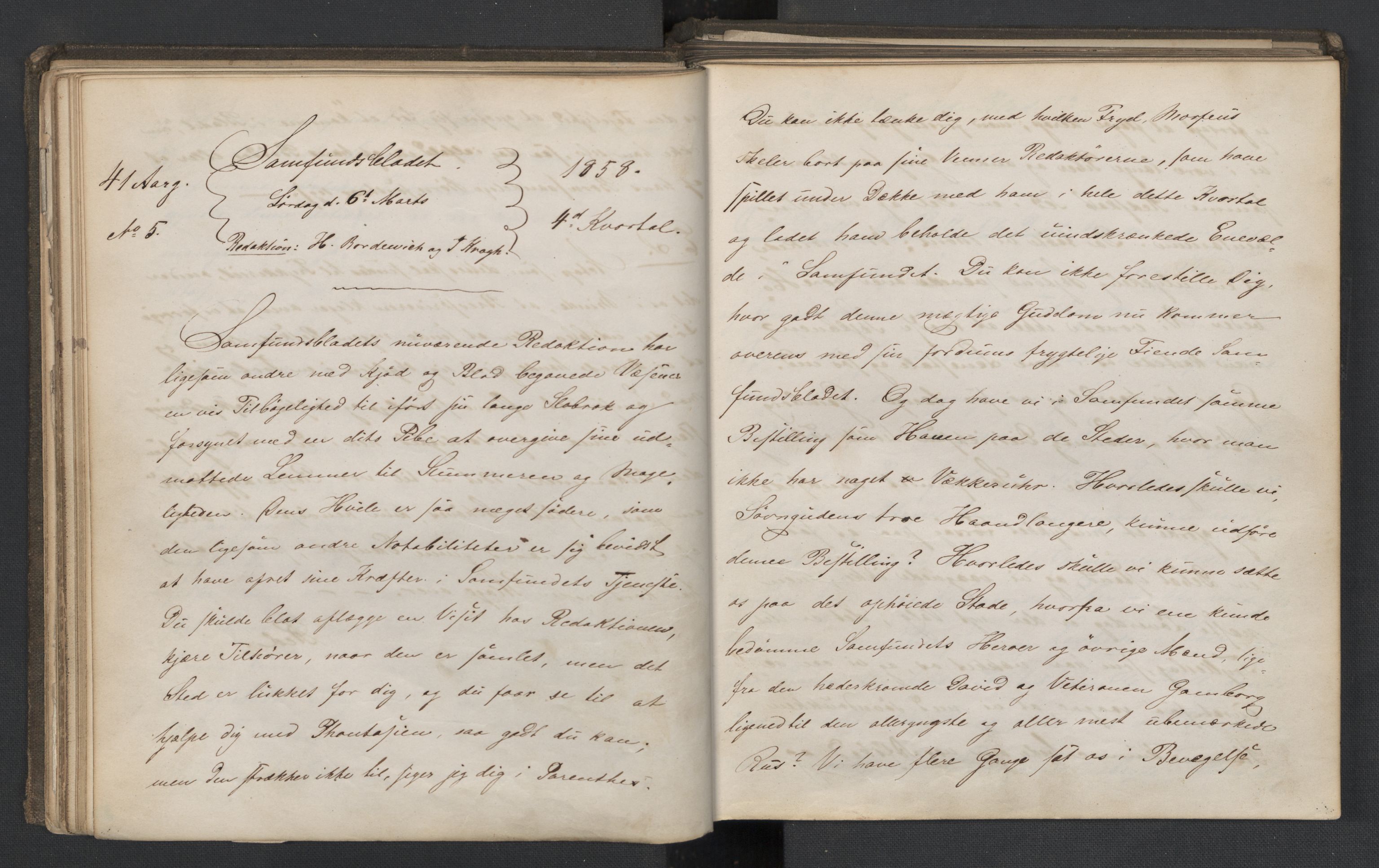 Det Norske Studentersamfund, AV/RA-PA-1322/X/Xa/L0006/0003: -- / Samfundsbladet, 1858-1859, p. 33