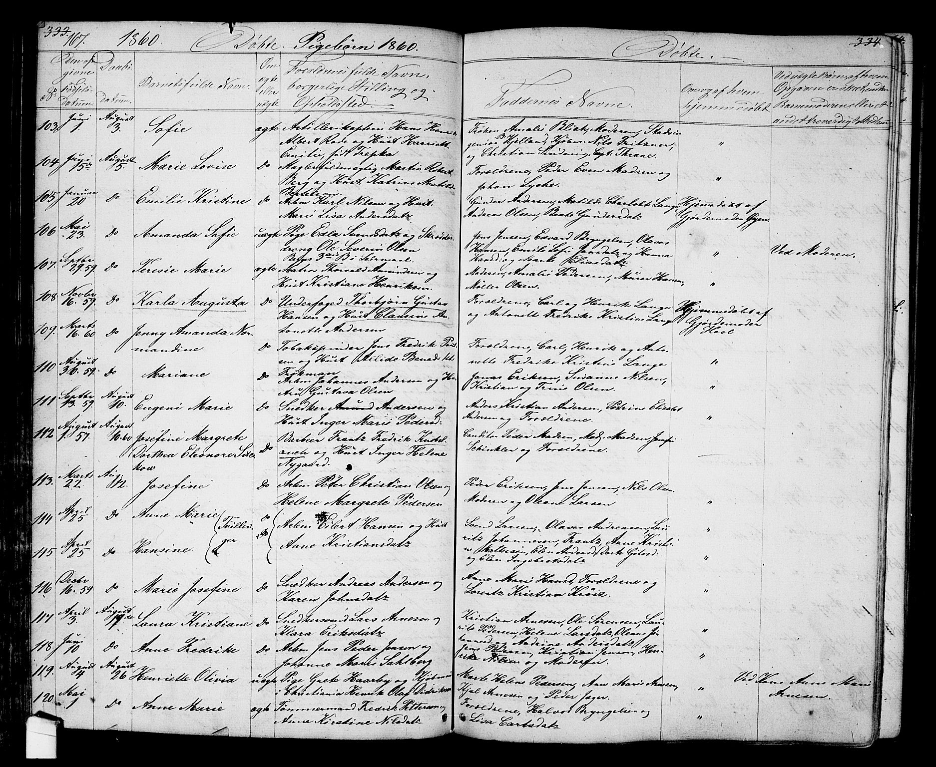 Halden prestekontor Kirkebøker, AV/SAO-A-10909/G/Ga/L0005a: Parish register (copy) no. 5A, 1855-1864, p. 167