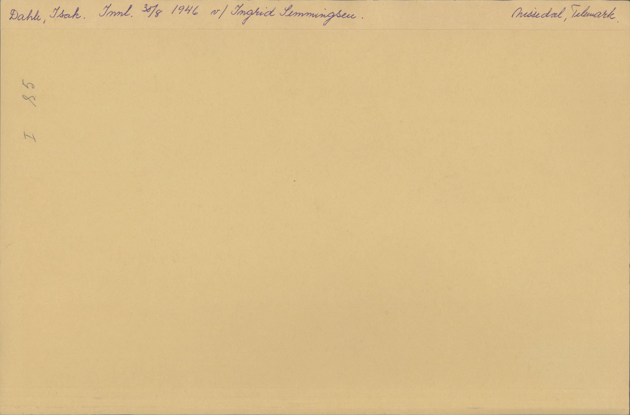 Samlinger til kildeutgivelse, Amerikabrevene, RA/EA-4057/F/L0024: Innlån fra Telemark: Gunleiksrud - Willard, 1838-1914, p. 487