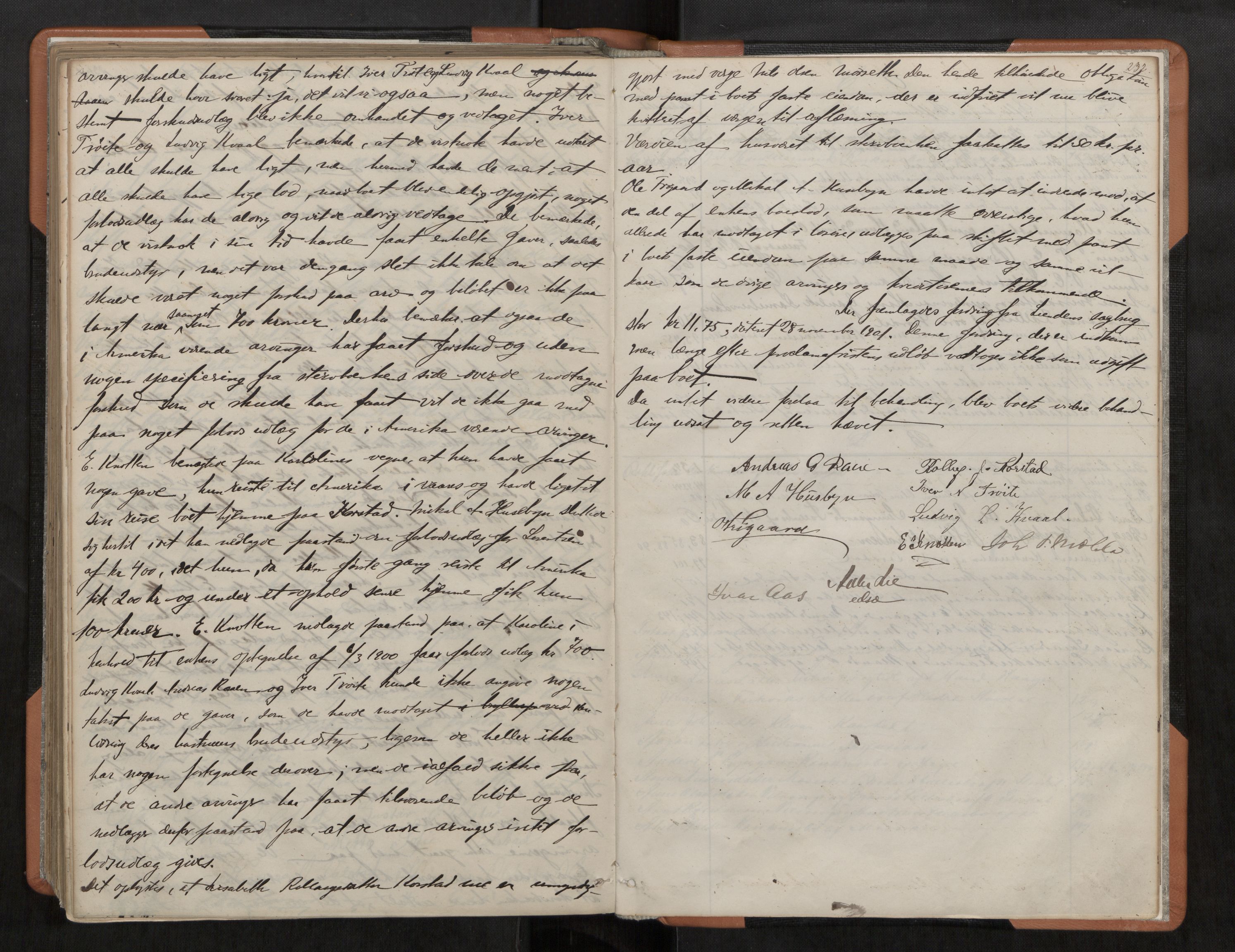 Stjør- og Verdal sorenskriveri, AV/SAT-A-4167/1/3/3B/L0002: Skifteforhandlingsprotokoll, 1870-1901, p. 232