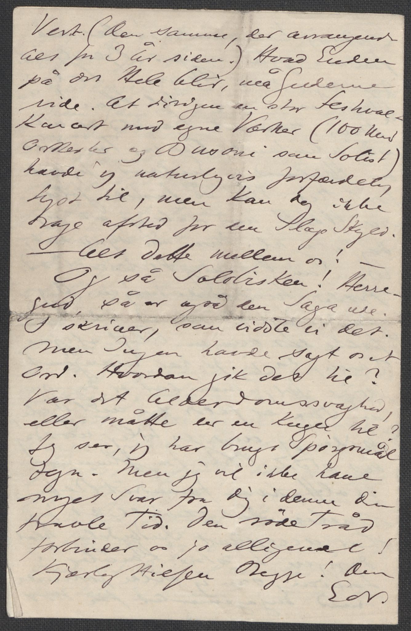 Beyer, Frants, AV/RA-PA-0132/F/L0001: Brev fra Edvard Grieg til Frantz Beyer og "En del optegnelser som kan tjene til kommentar til brevene" av Marie Beyer, 1872-1907, p. 613