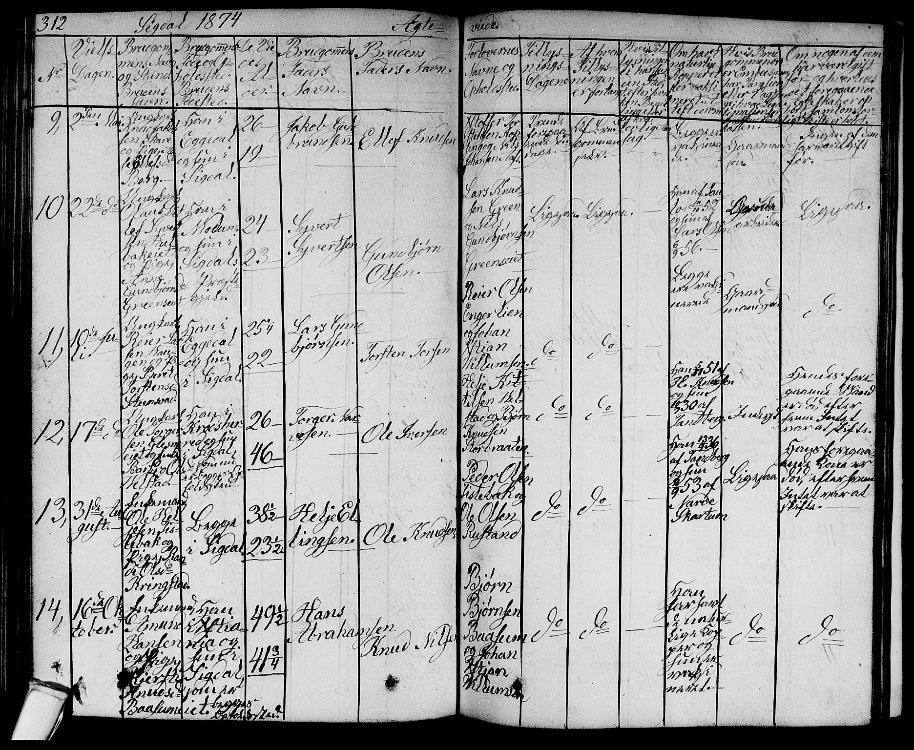 Sigdal kirkebøker, AV/SAKO-A-245/G/Ga/L0003: Parish register (copy) no. I 3, 1857-1878, p. 312