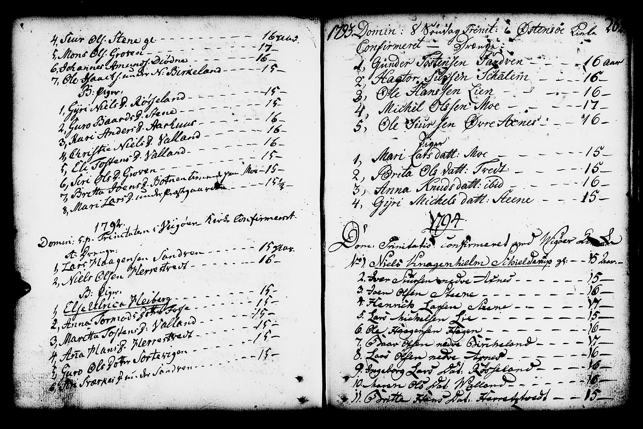 Kvam sokneprestembete, AV/SAB-A-76201/H/Haa: Parish register (official) no. A 3, 1743-1795, p. 262