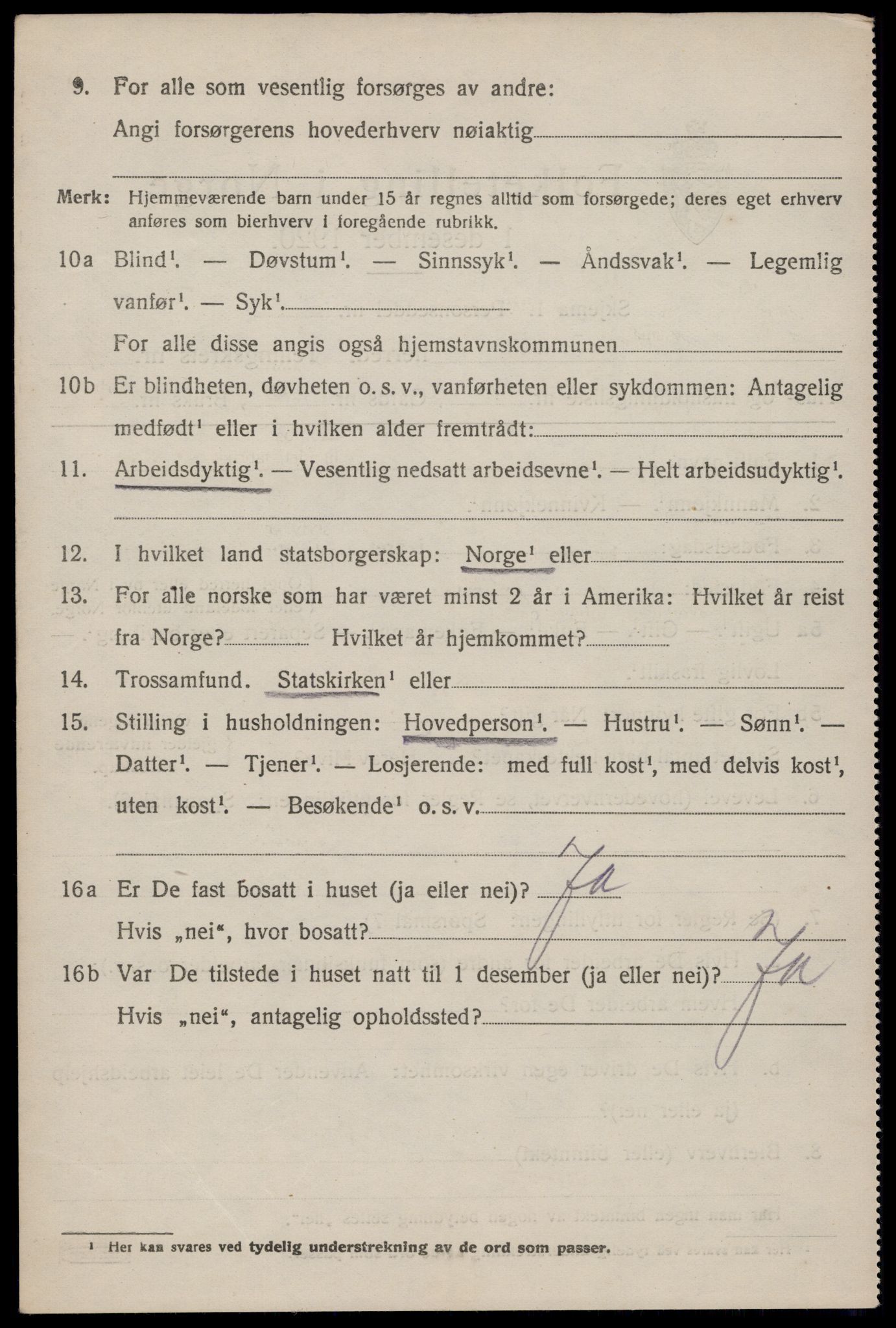 SAKO, 1920 census for Hjartdal, 1920, p. 2515