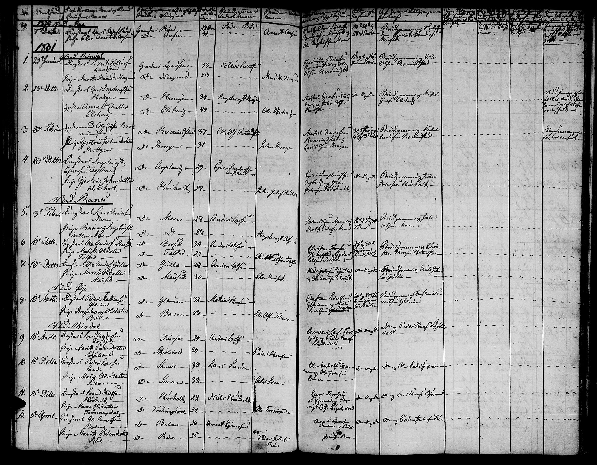 Ministerialprotokoller, klokkerbøker og fødselsregistre - Møre og Romsdal, AV/SAT-A-1454/595/L1042: Parish register (official) no. 595A04, 1829-1843, p. 305