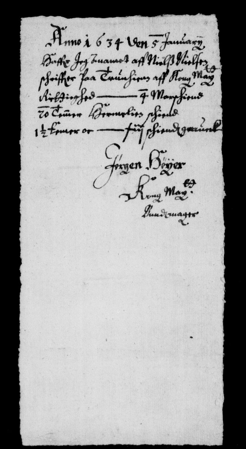 Rentekammeret inntil 1814, Reviderte regnskaper, Lensregnskaper, AV/RA-EA-5023/R/Rb/Rbw/L0050: Trondheim len, 1632-1633