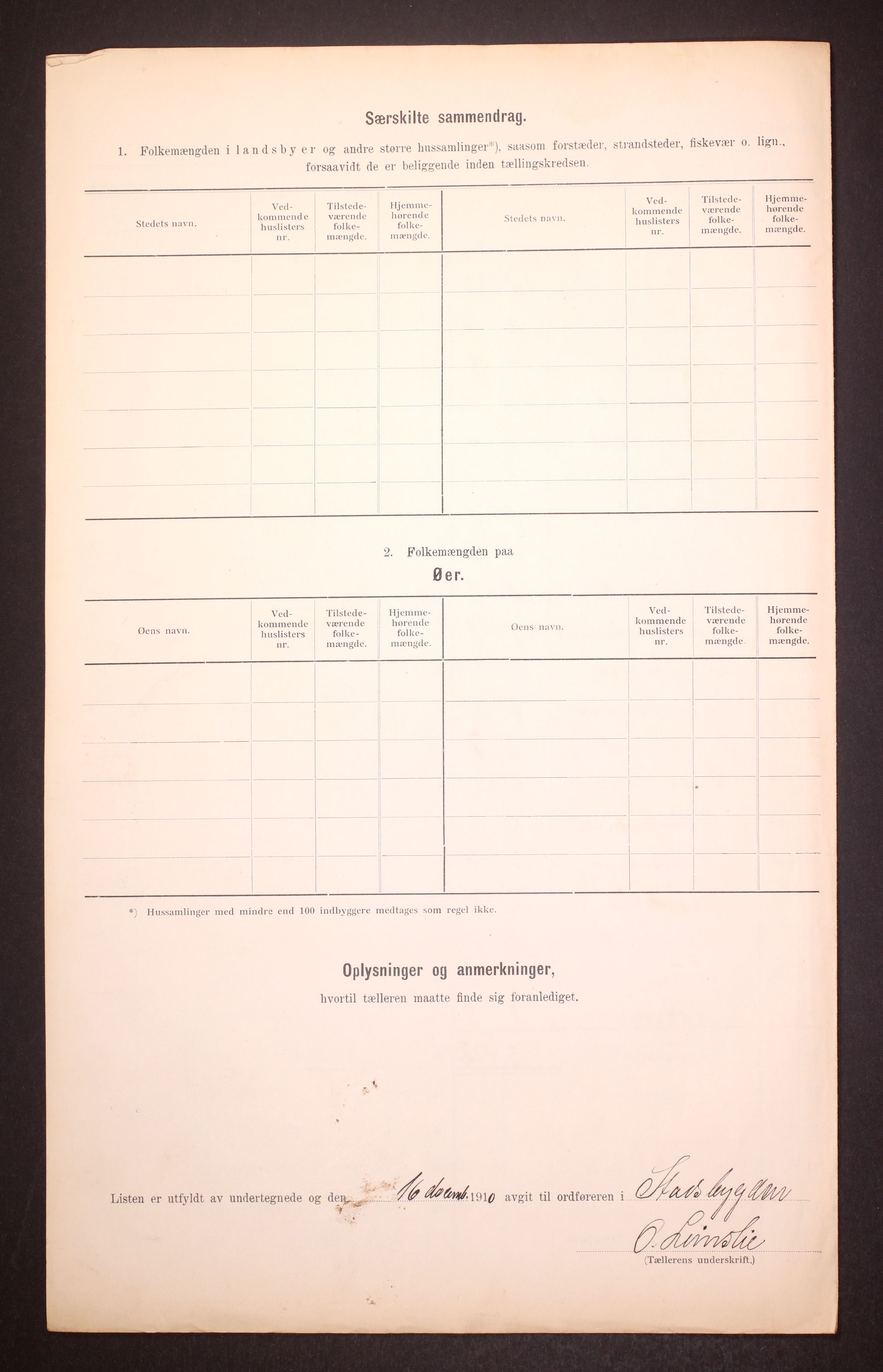 RA, 1910 census for Stadsbygd, 1910, p. 15