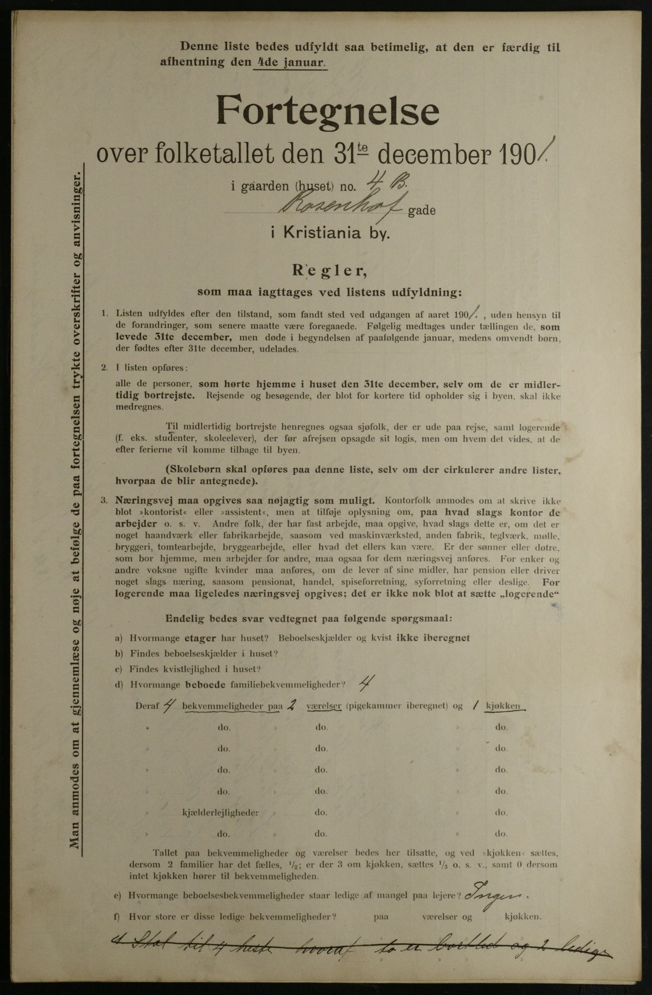 OBA, Municipal Census 1901 for Kristiania, 1901, p. 12828